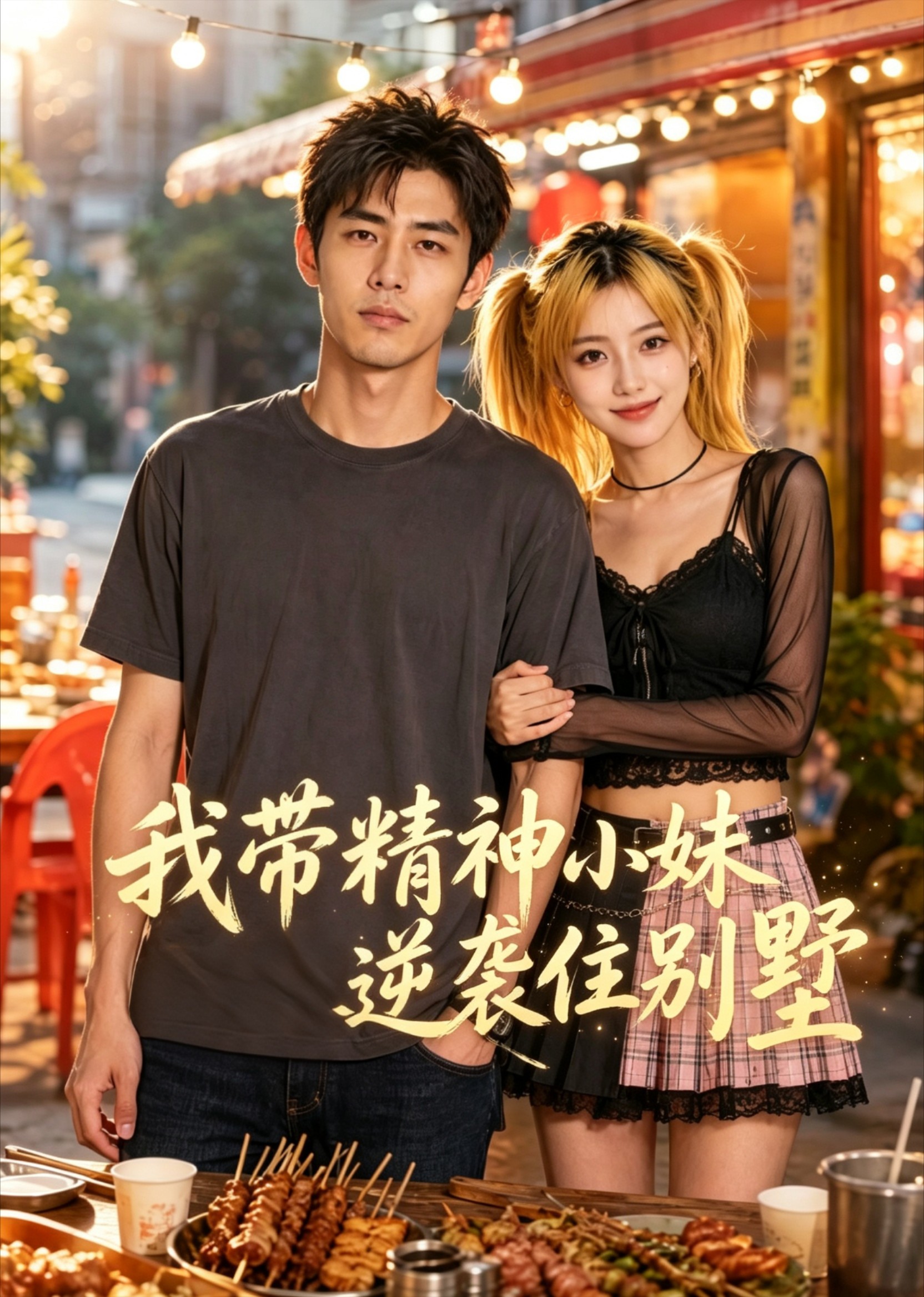 我带精神小妹逆袭住别墅封面图