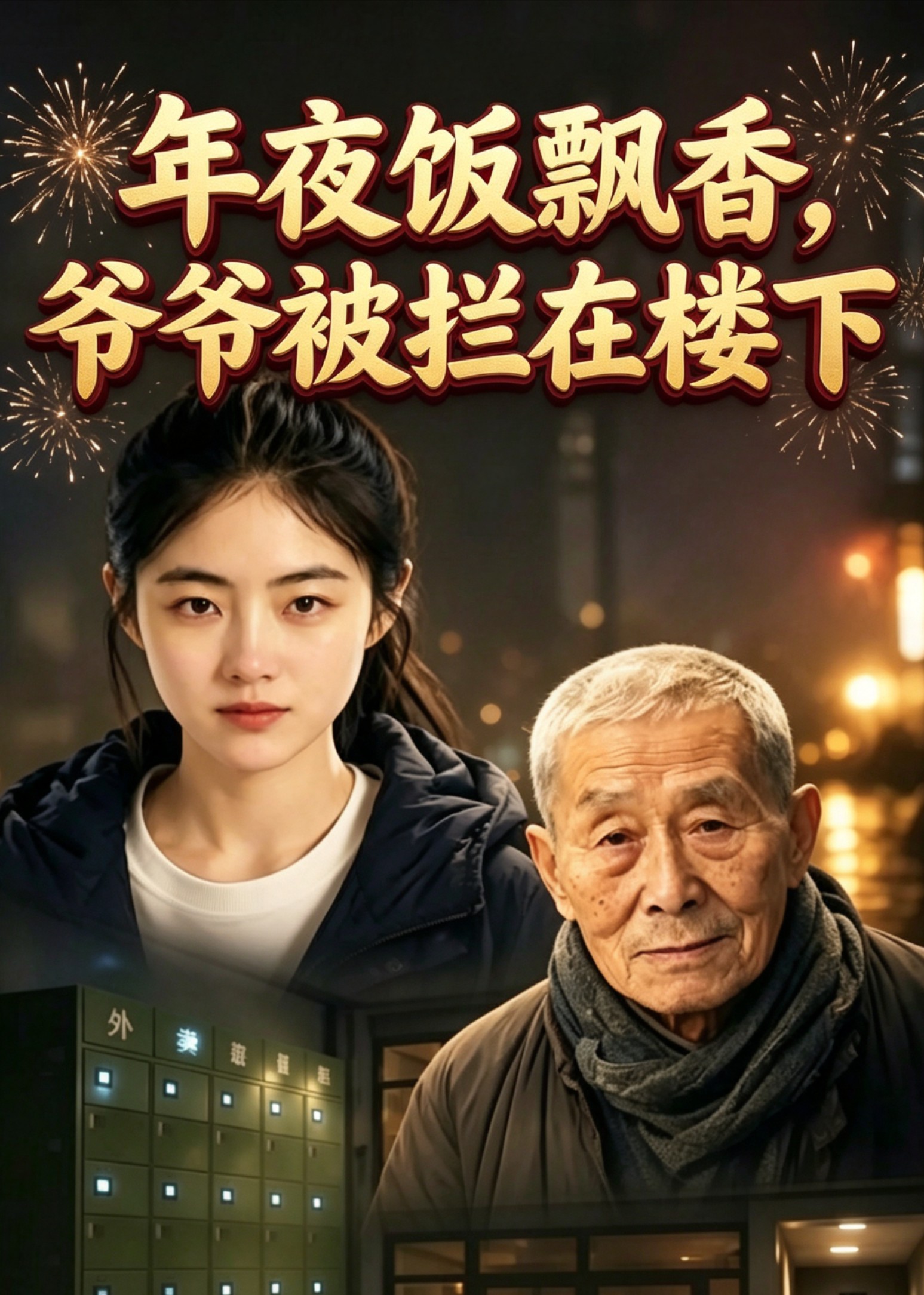 年夜饭飘香，爷爷被拦在楼下
