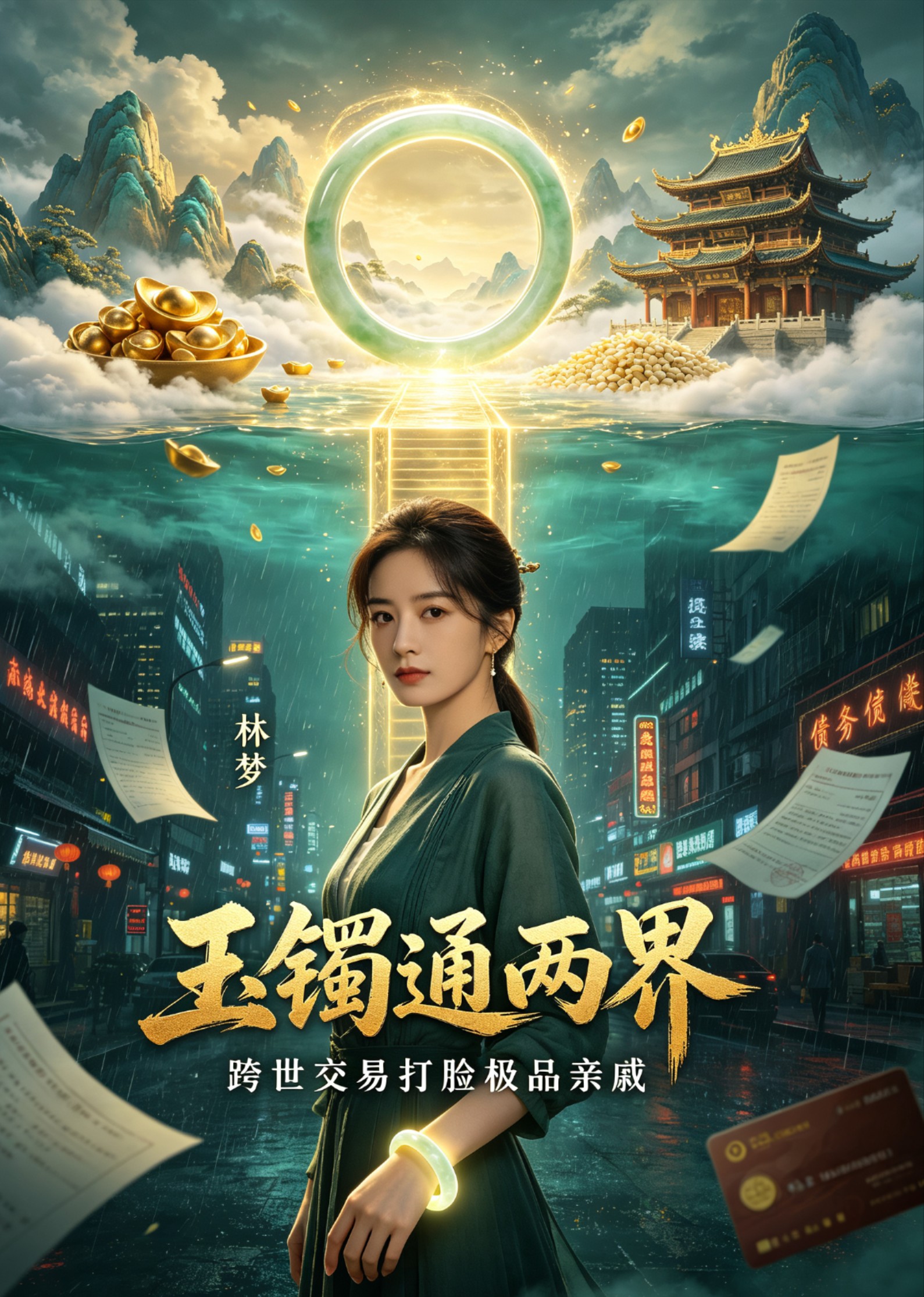 玉镯通两界封面图