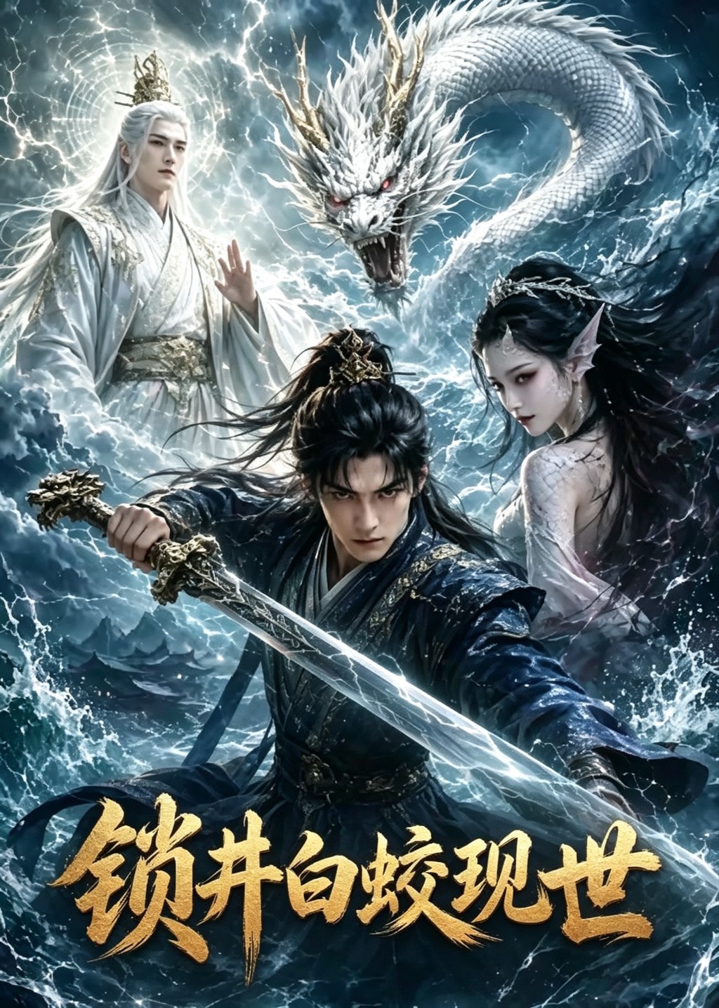 井底白蛟现世