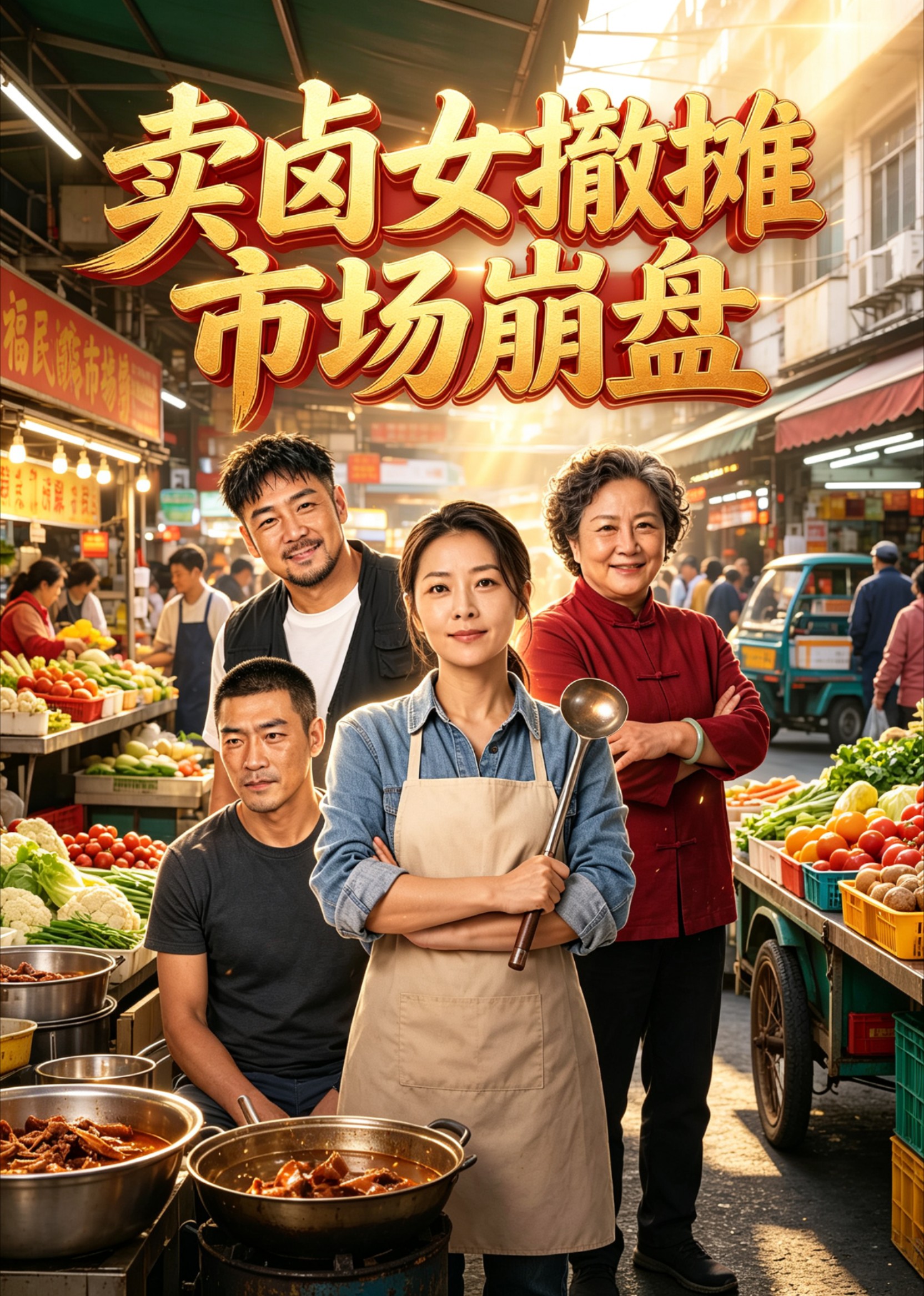 卖卤女撤摊市场崩盘封面图