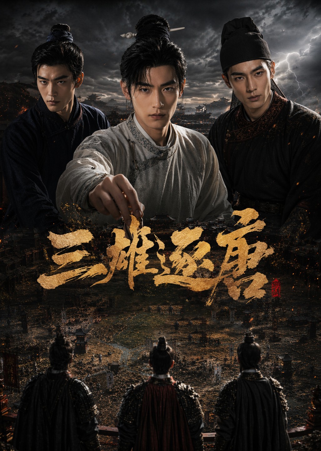 三雄逐唐