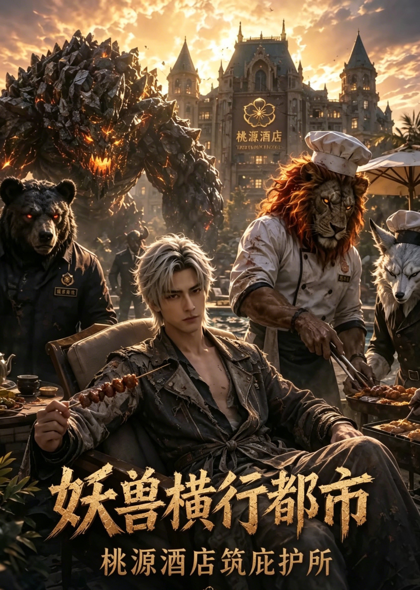妖兽横行都市，桃源酒店筑庇护所