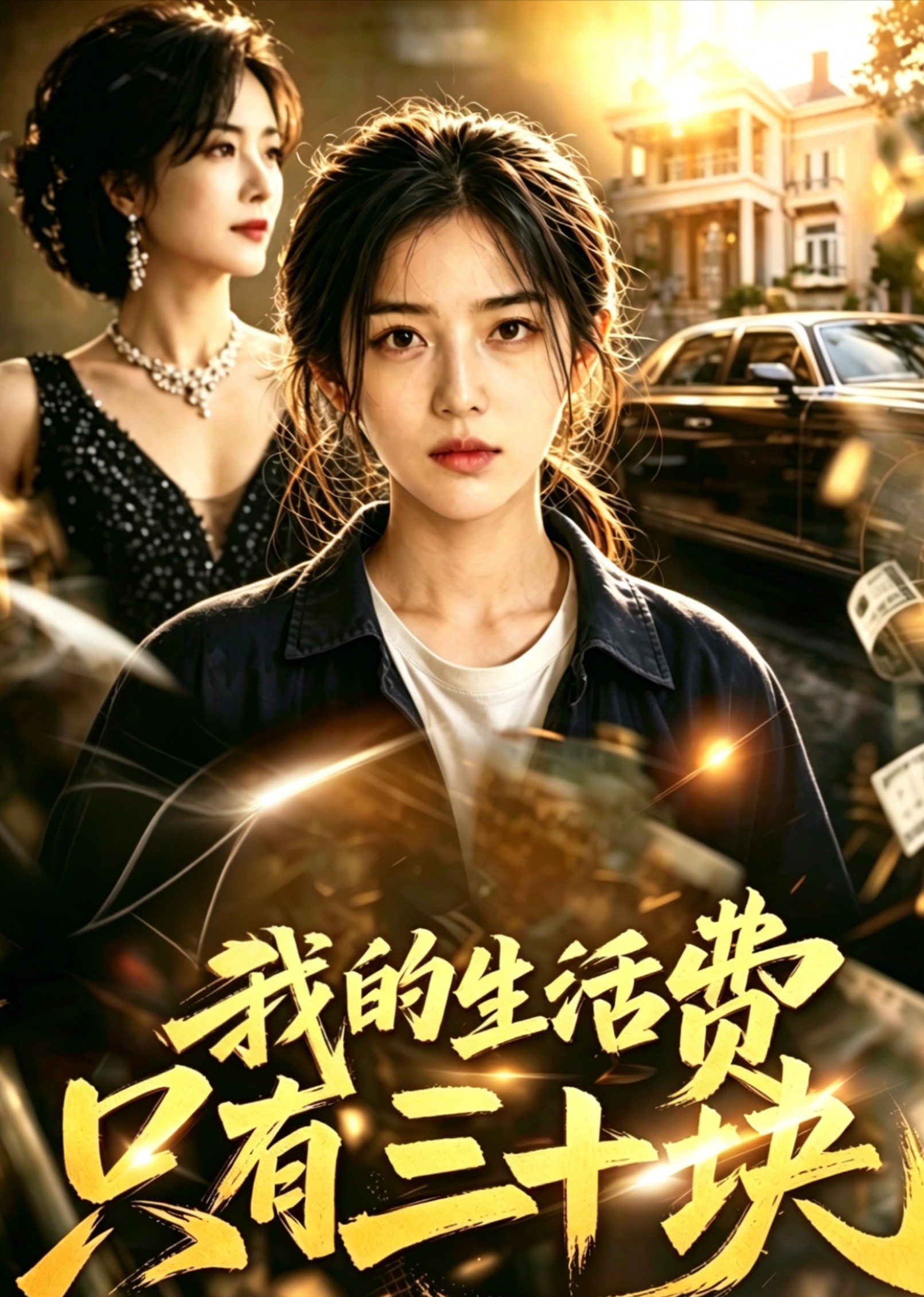 我的生活费只有三十块