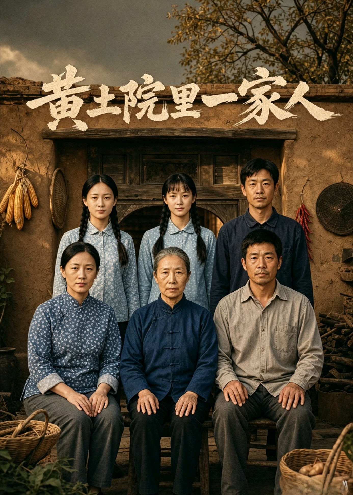 黄土院里一家人