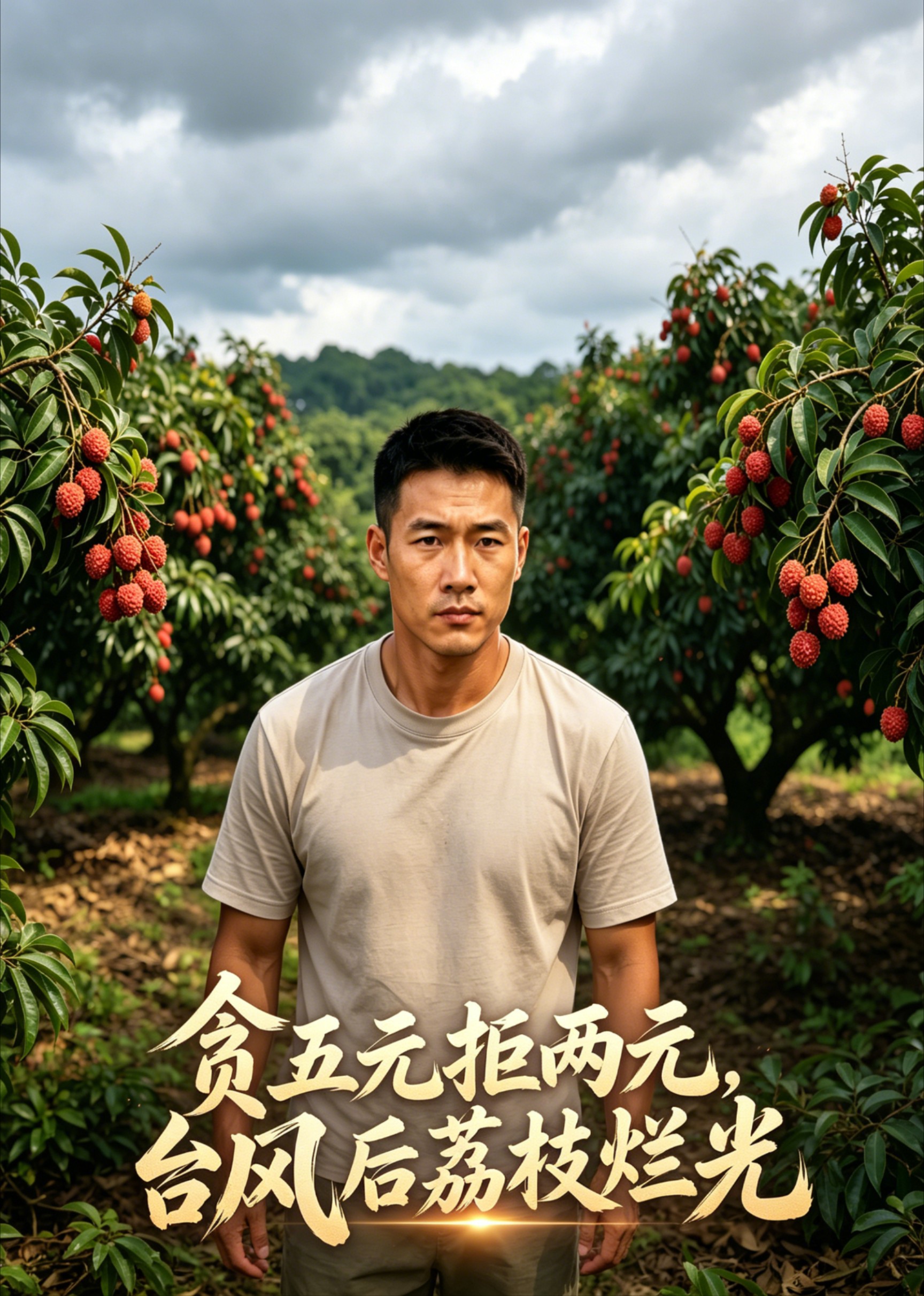 贪五元拒两元，台风后荔枝烂光