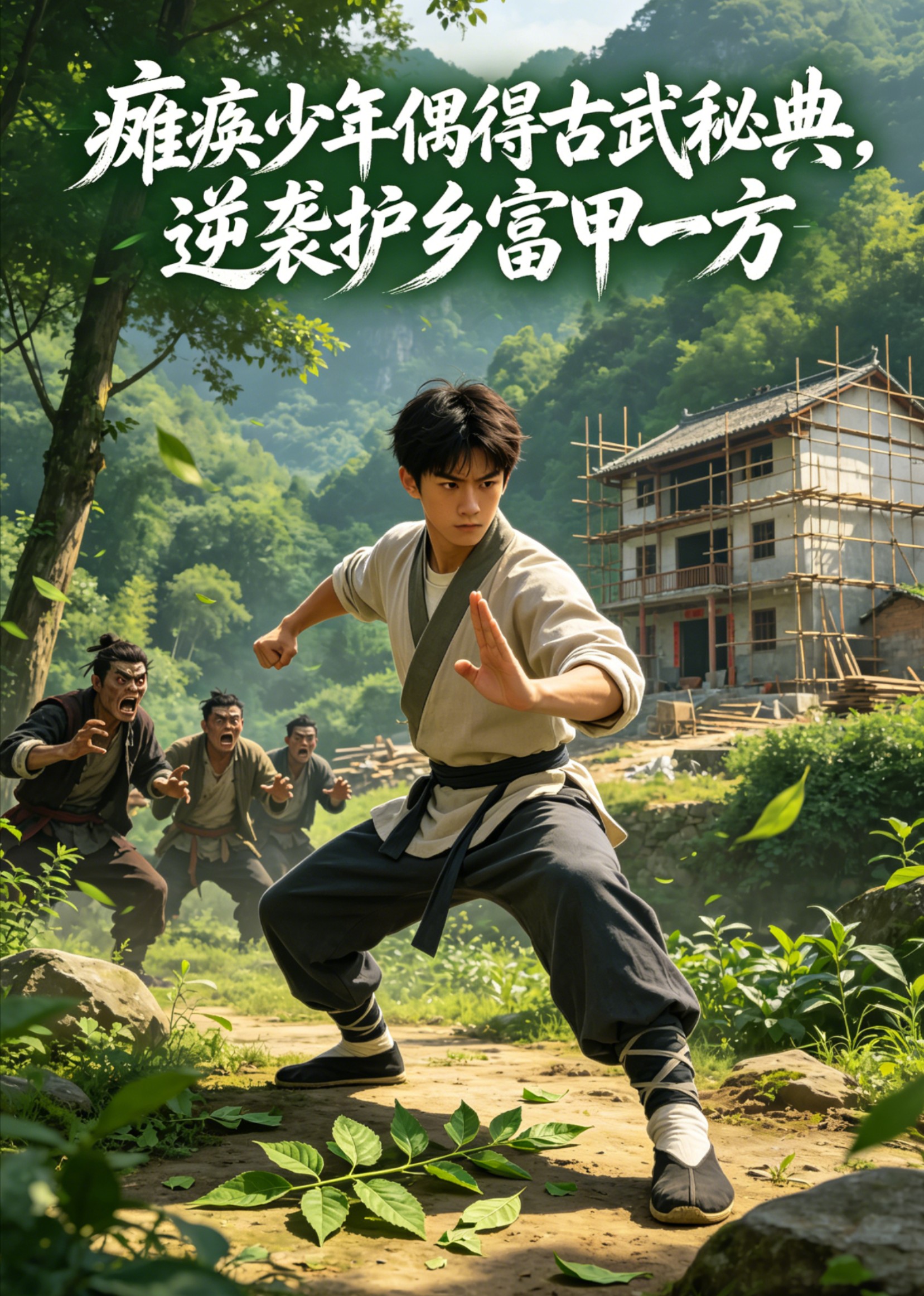 瘫痪少年偶得古武秘典，逆袭护乡富甲一方