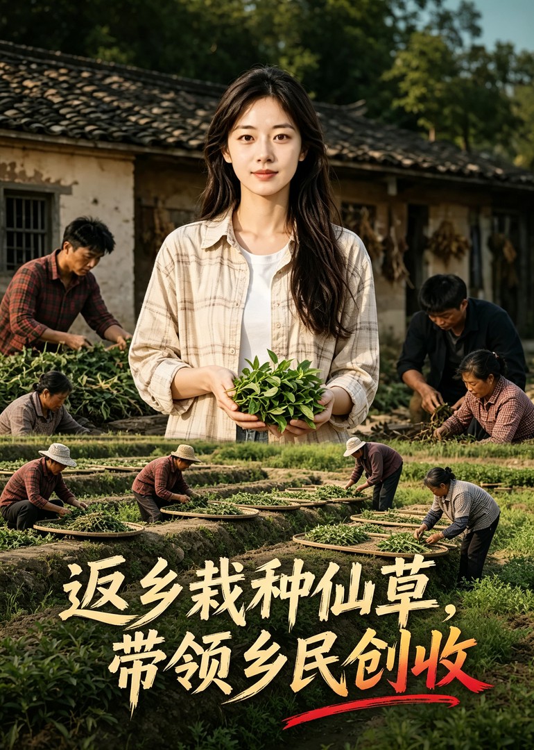 返乡栽种仙草带领乡民创收