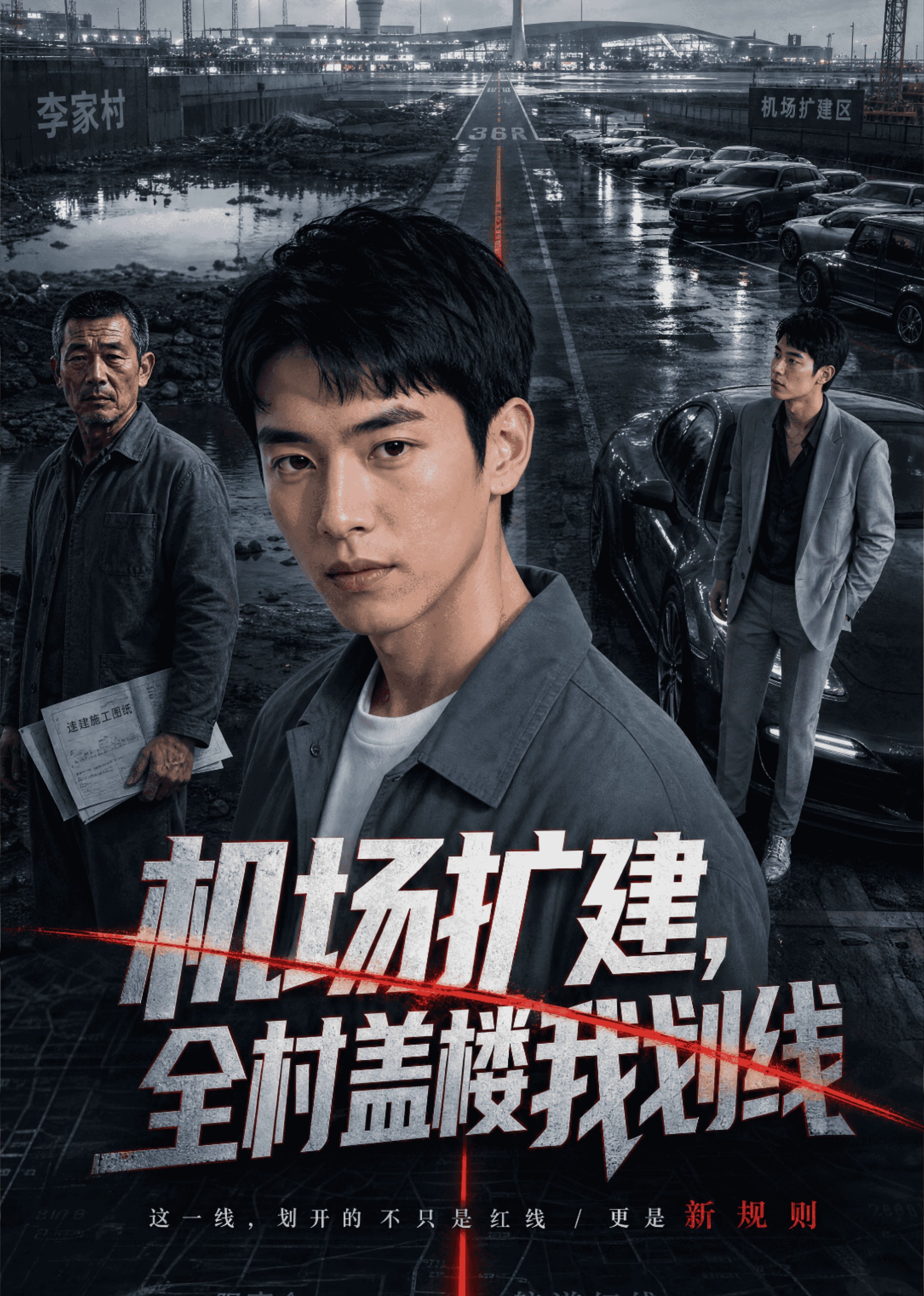 机场扩建，全村盖楼我划线封面图