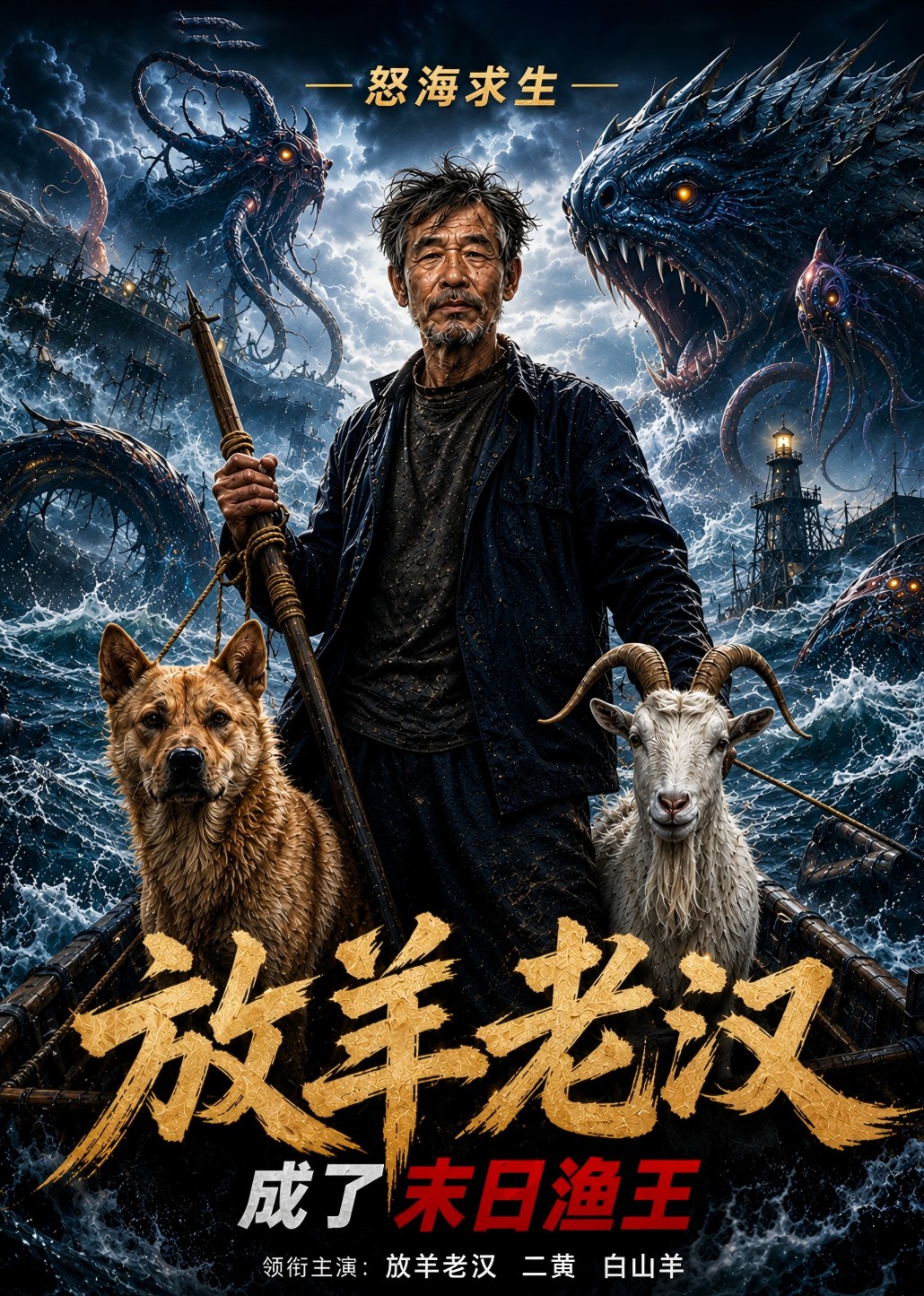怒海求生：放羊老汉成了末日渔王