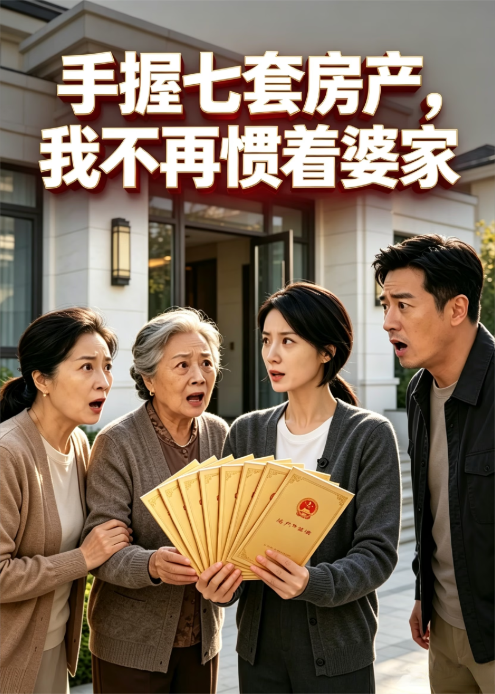 手握七套房产，我不再惯着婆家