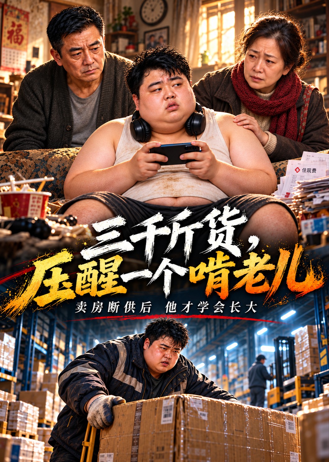 三千斤货，压醒一个啃老儿封面图