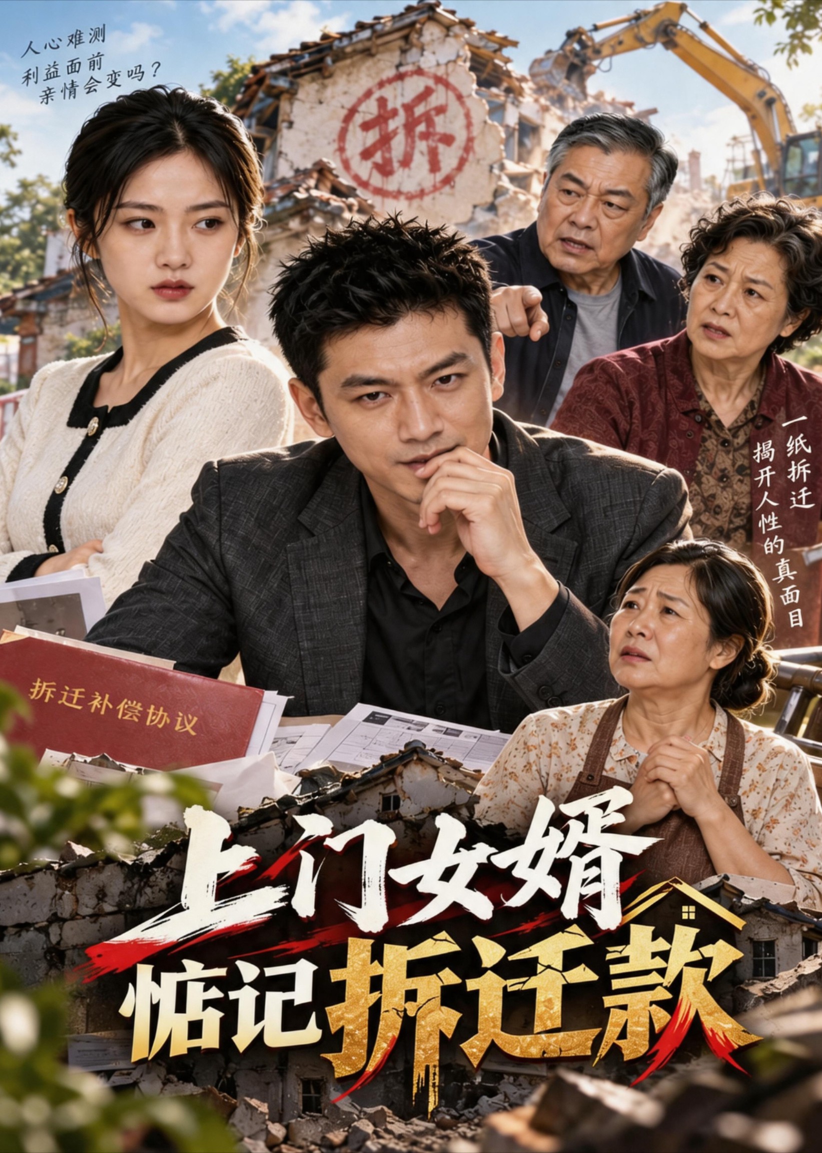 上门女婿惦记拆迁款封面图