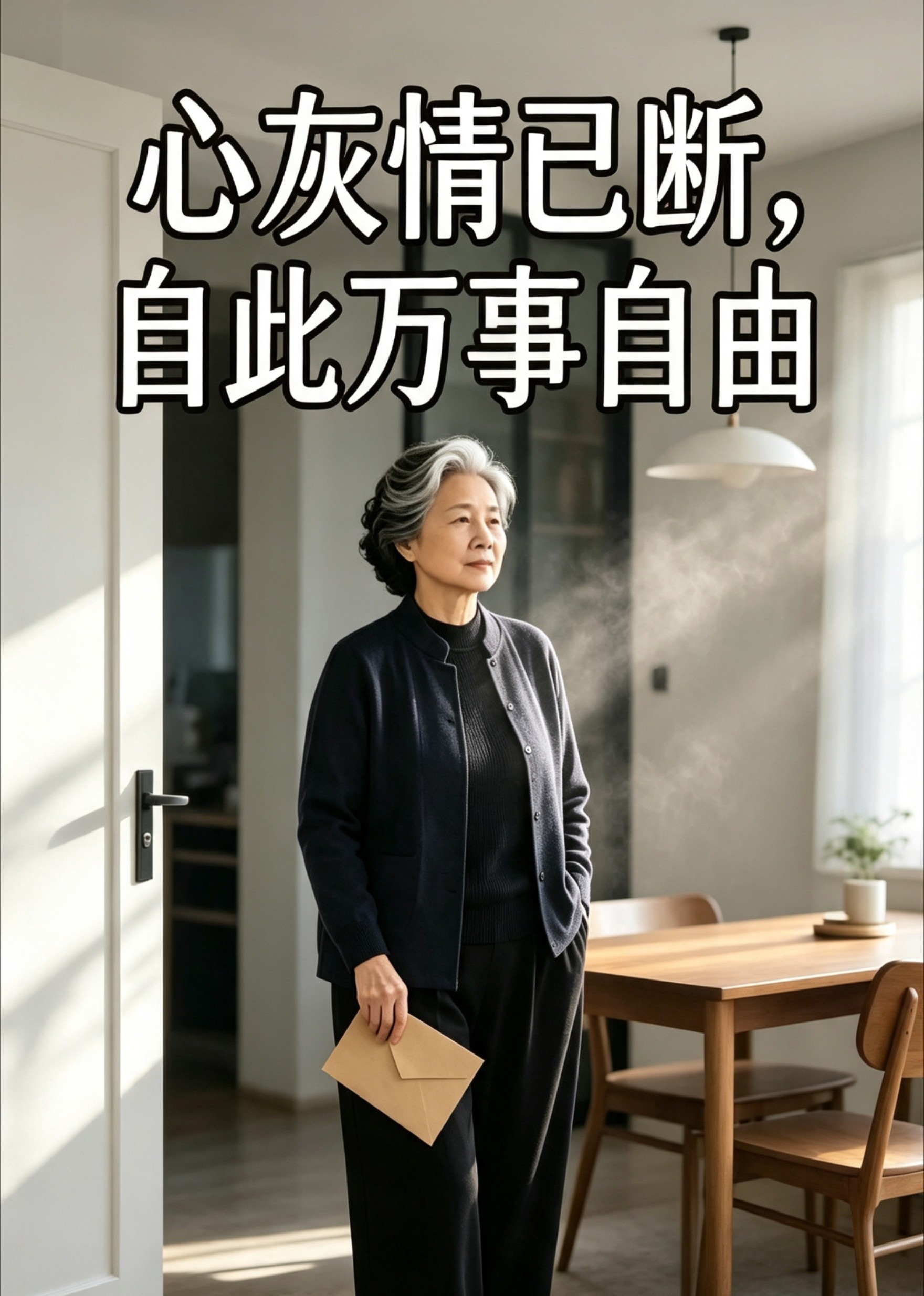 心灰情已断，自此万事自由