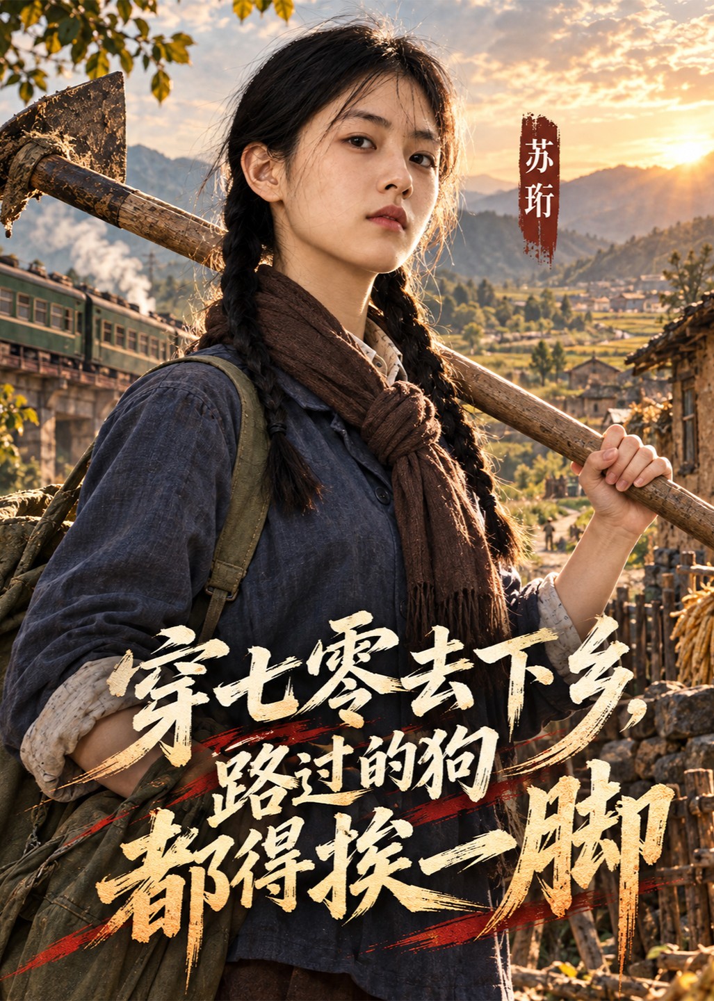 穿七零去下乡，路过的狗都得挨一脚封面图