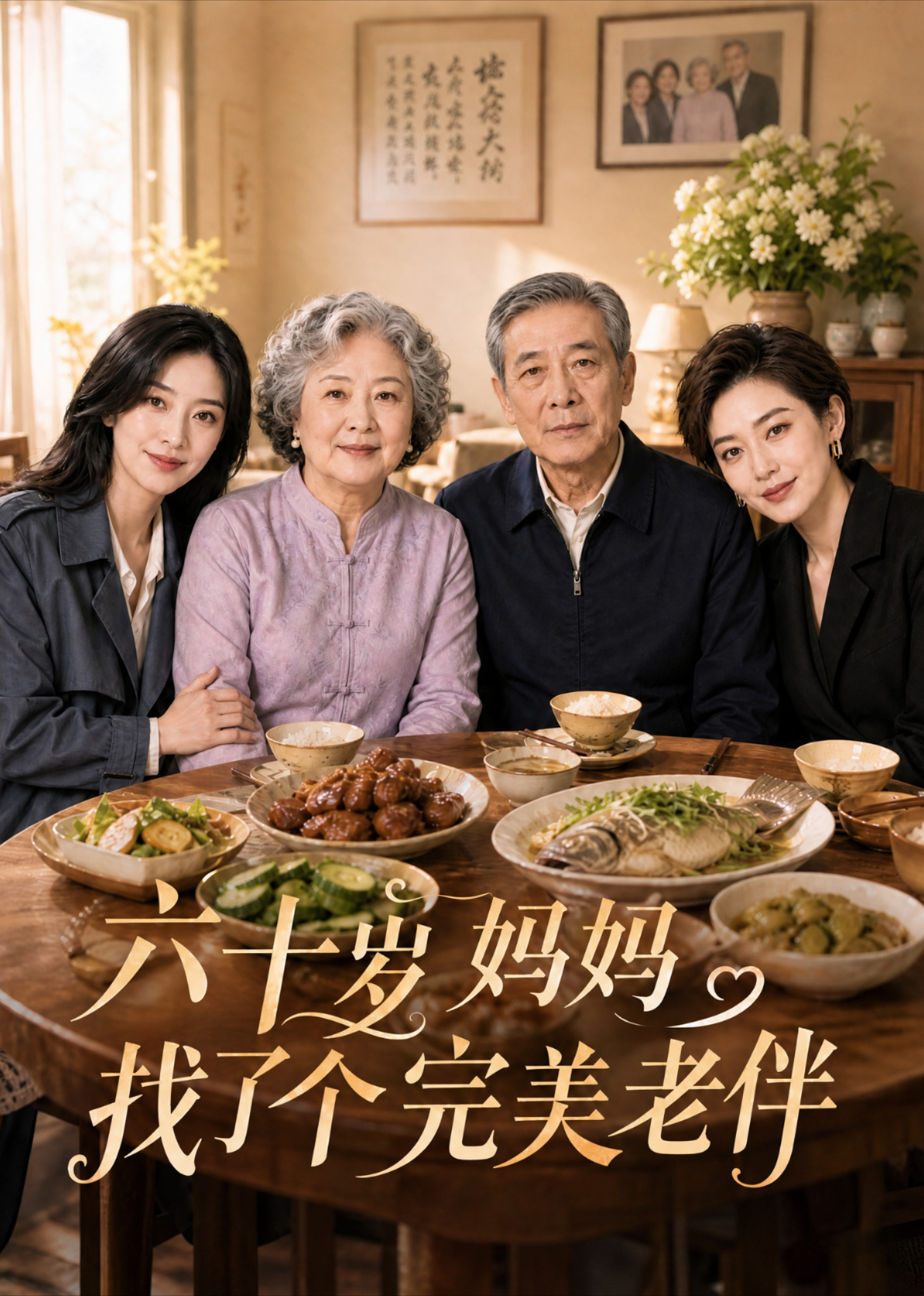 六十岁妈妈找了个完美老伴