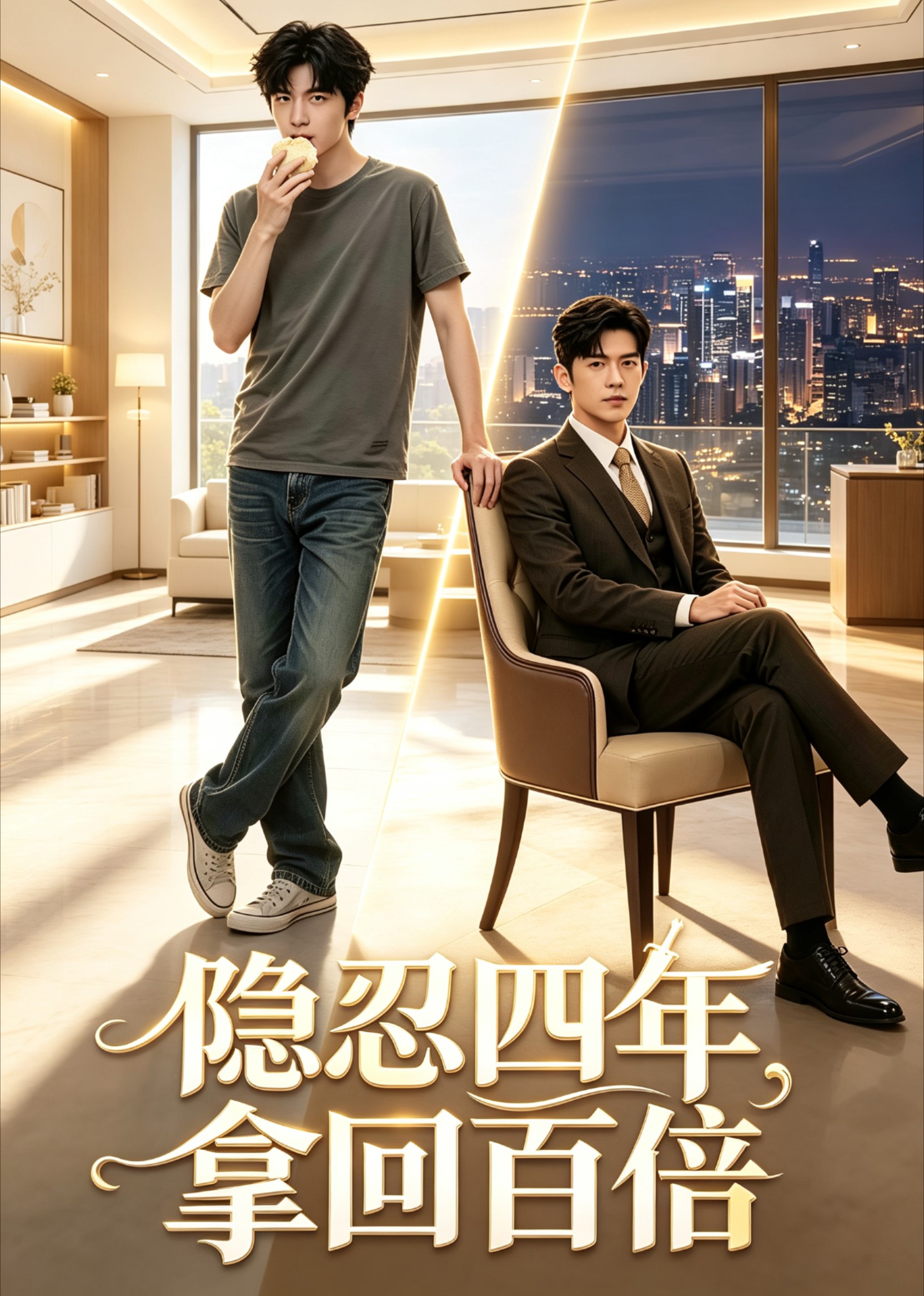 隐忍四年拿回百倍封面图