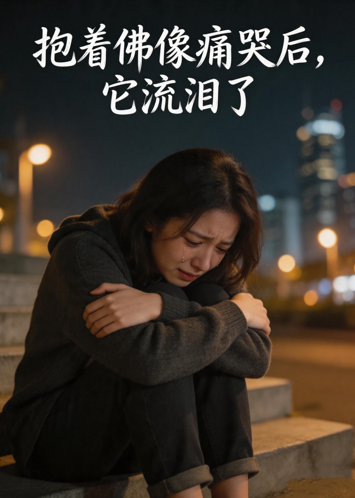 抱着佛像痛哭后，它流泪了