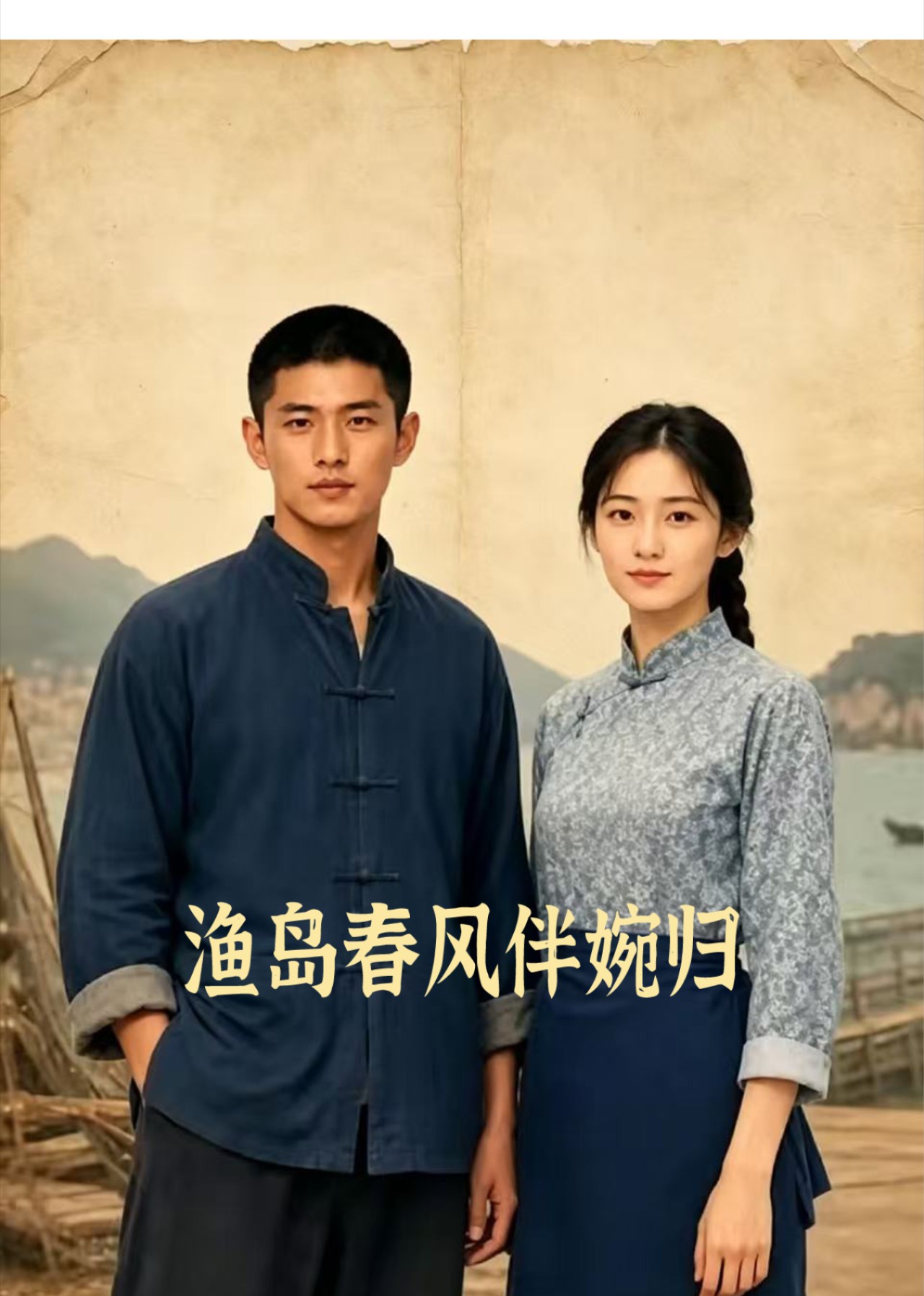 渔岛春风伴婉归