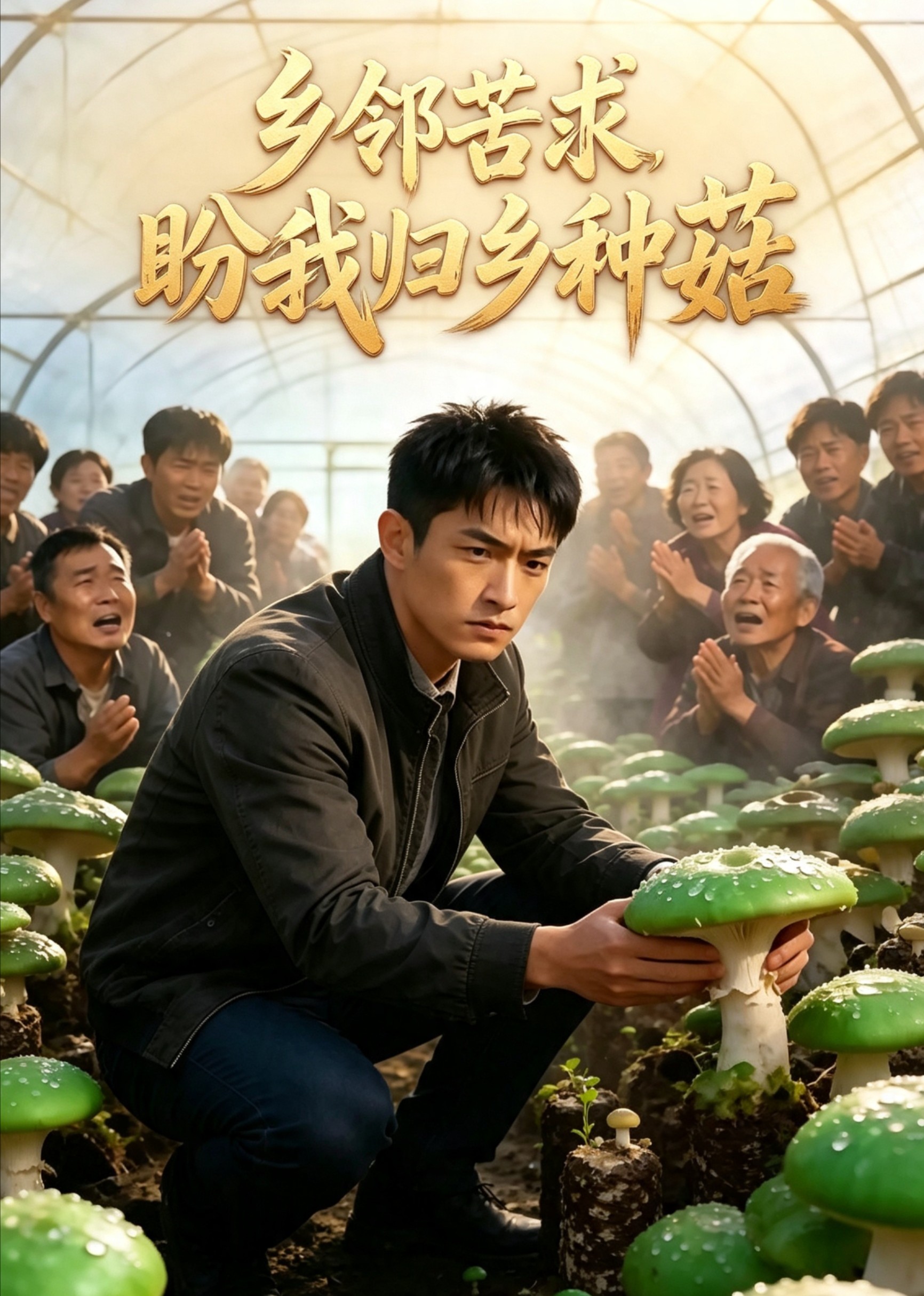 乡邻苦求，盼我归乡种菇