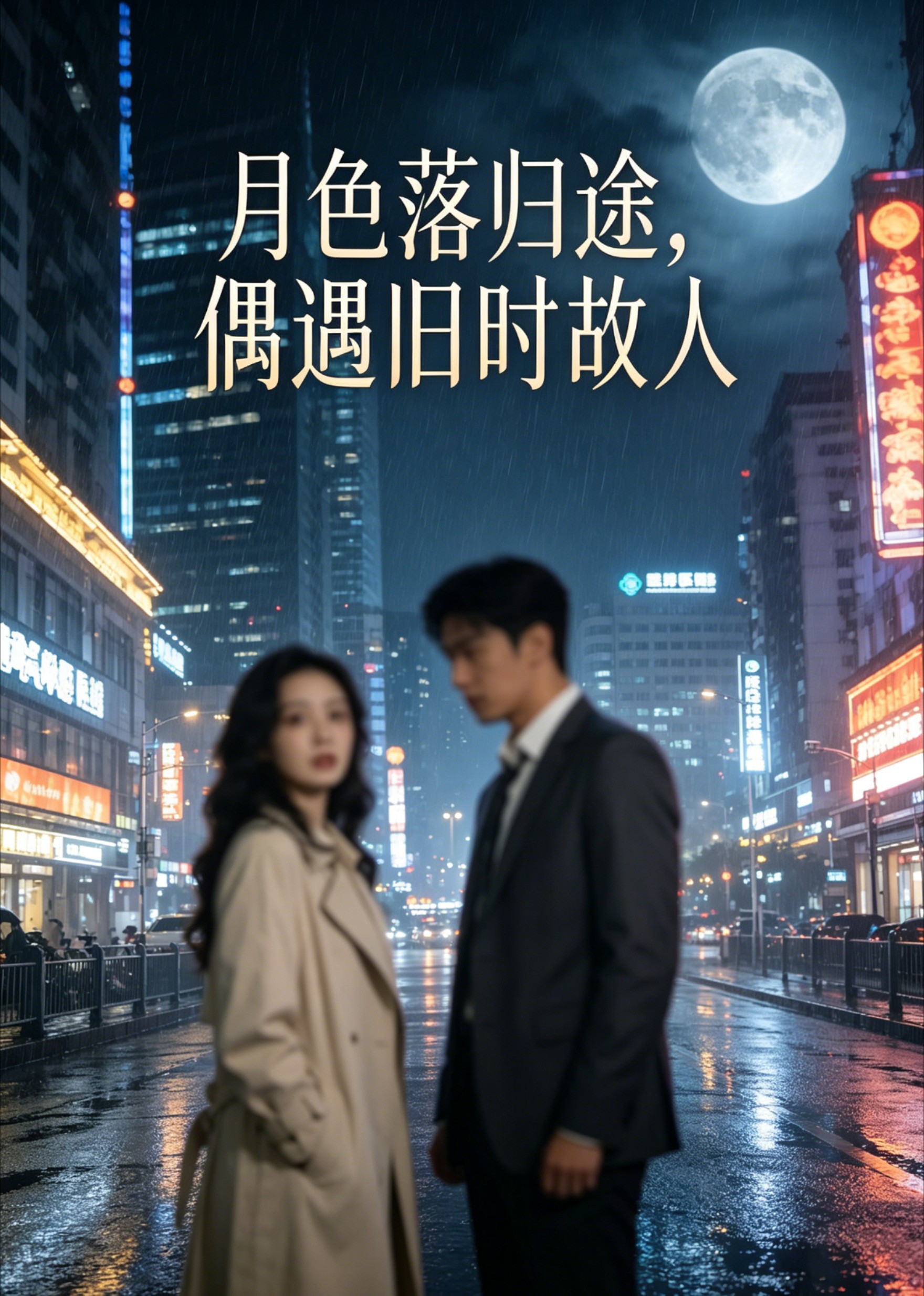 月色落归途，偶遇旧时故人