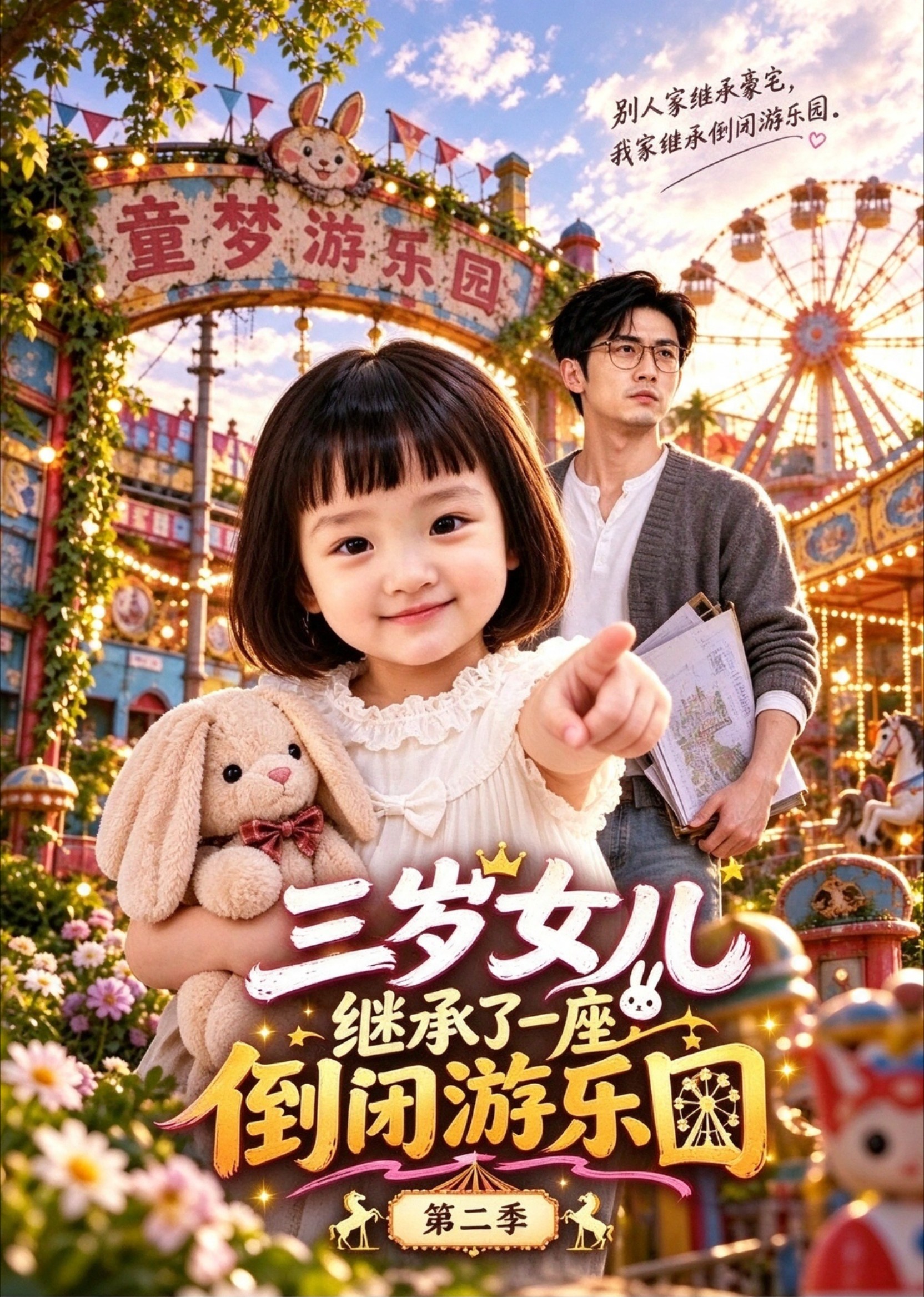 三岁女儿继承了一座倒闭游乐园第二季封面图