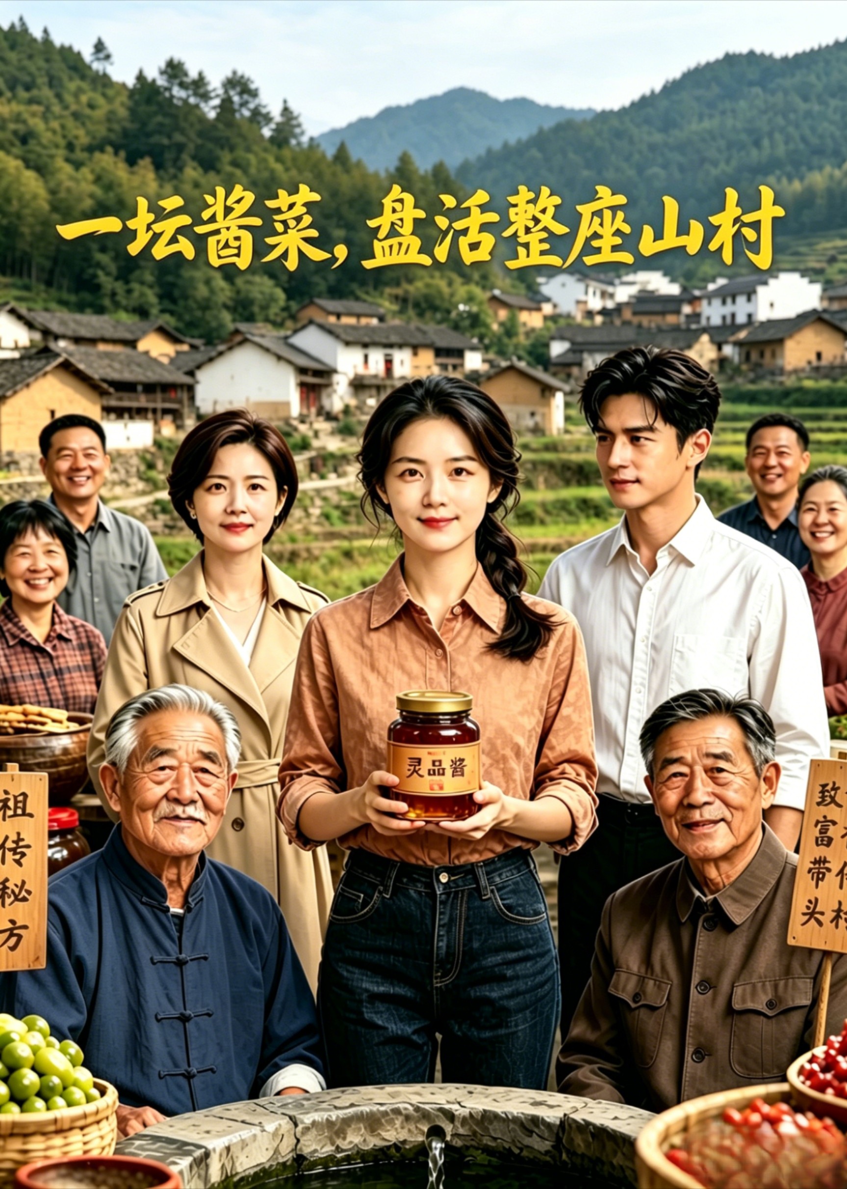 一坛酱菜，盘活整座山村