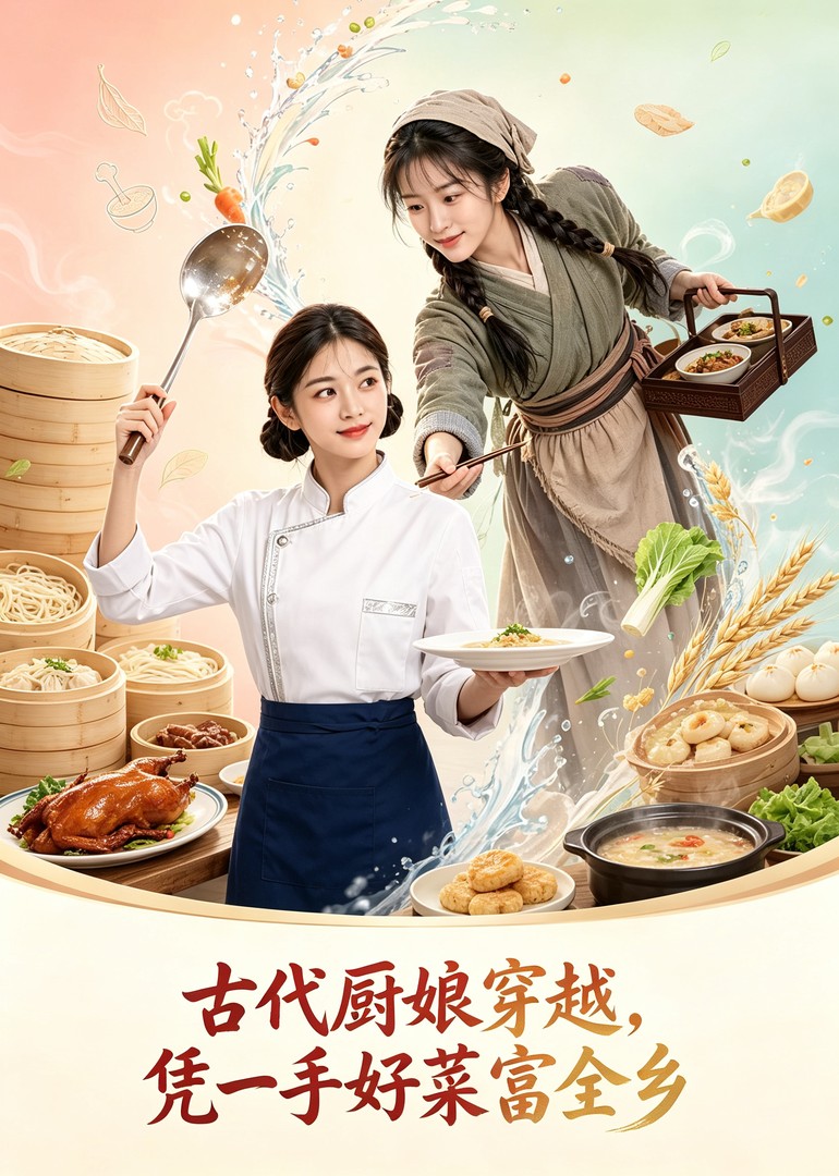 古代厨娘穿越，凭一手好菜富全乡