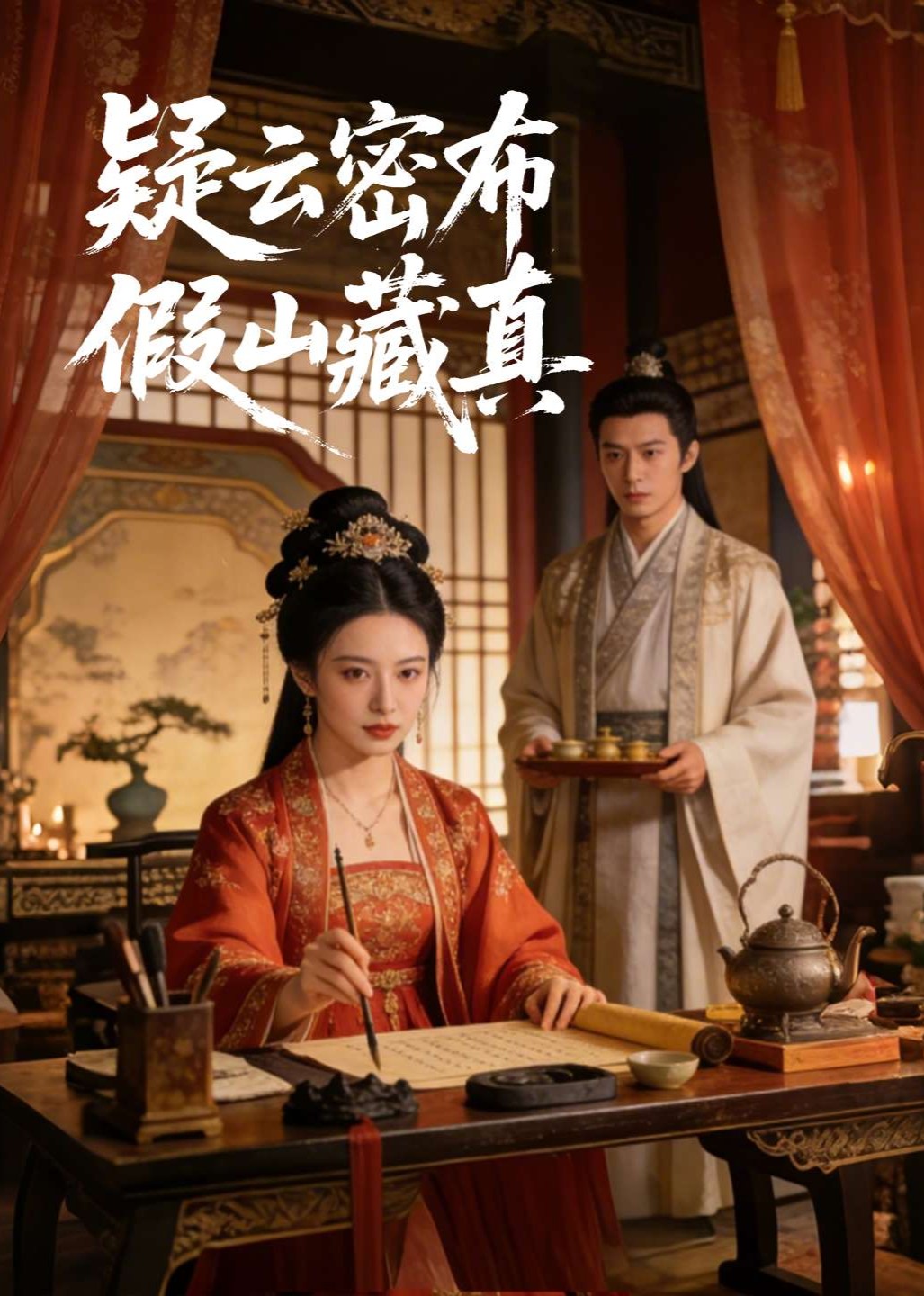 疑云密布假山藏真
