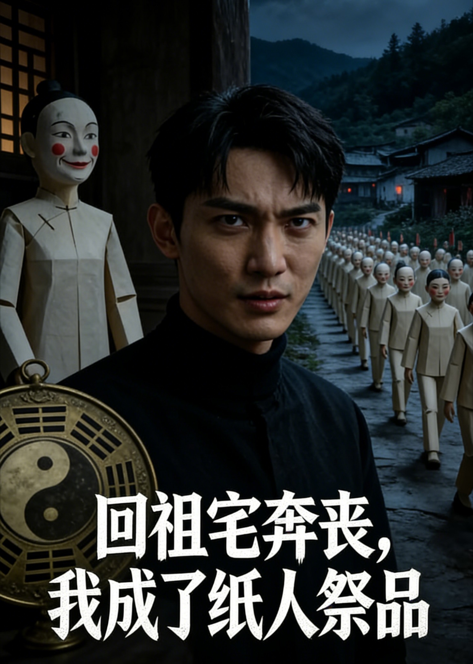 回祖宅奔丧，我成了纸人祭品封面图
