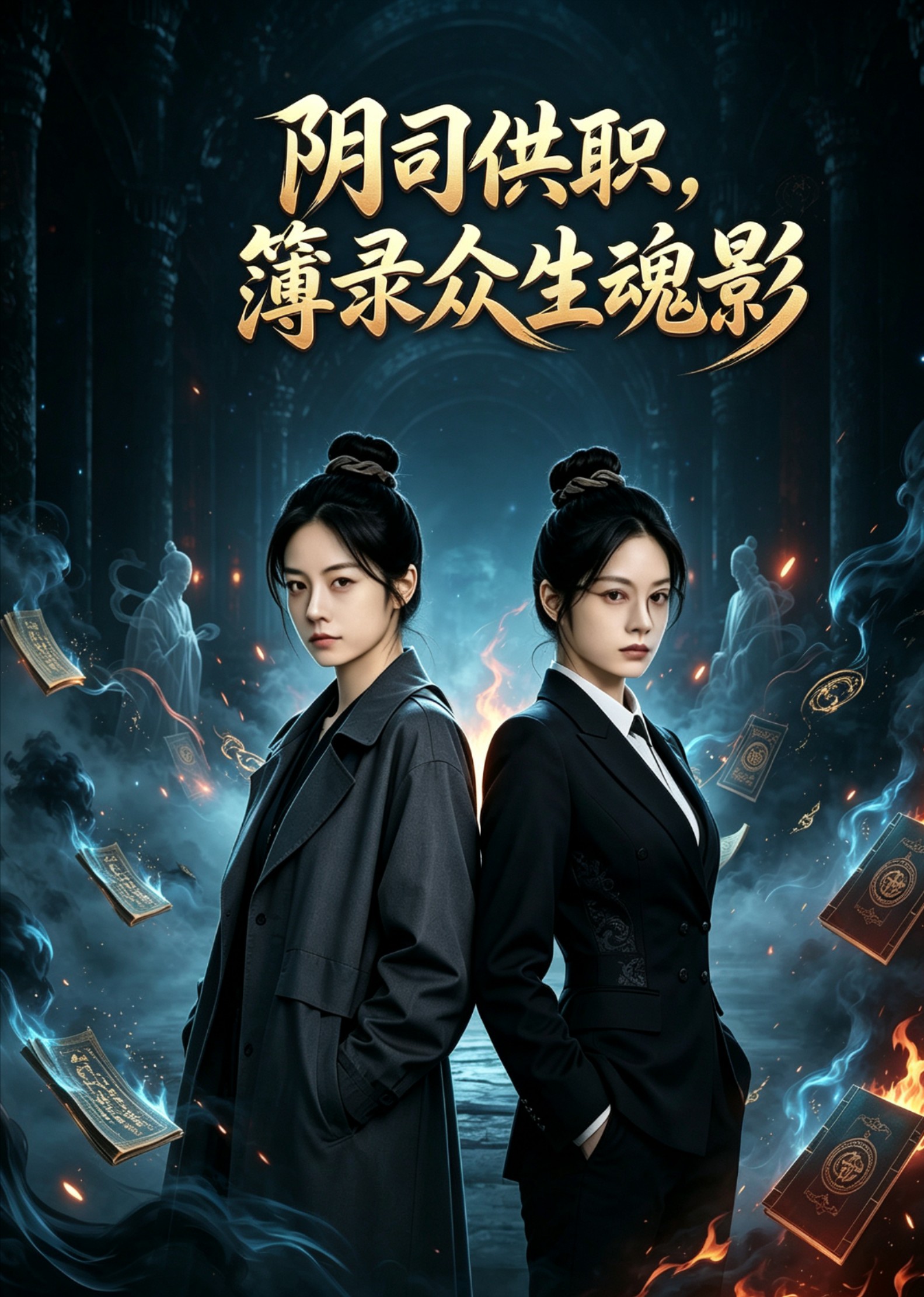 阴司供职，簿录众生魂影