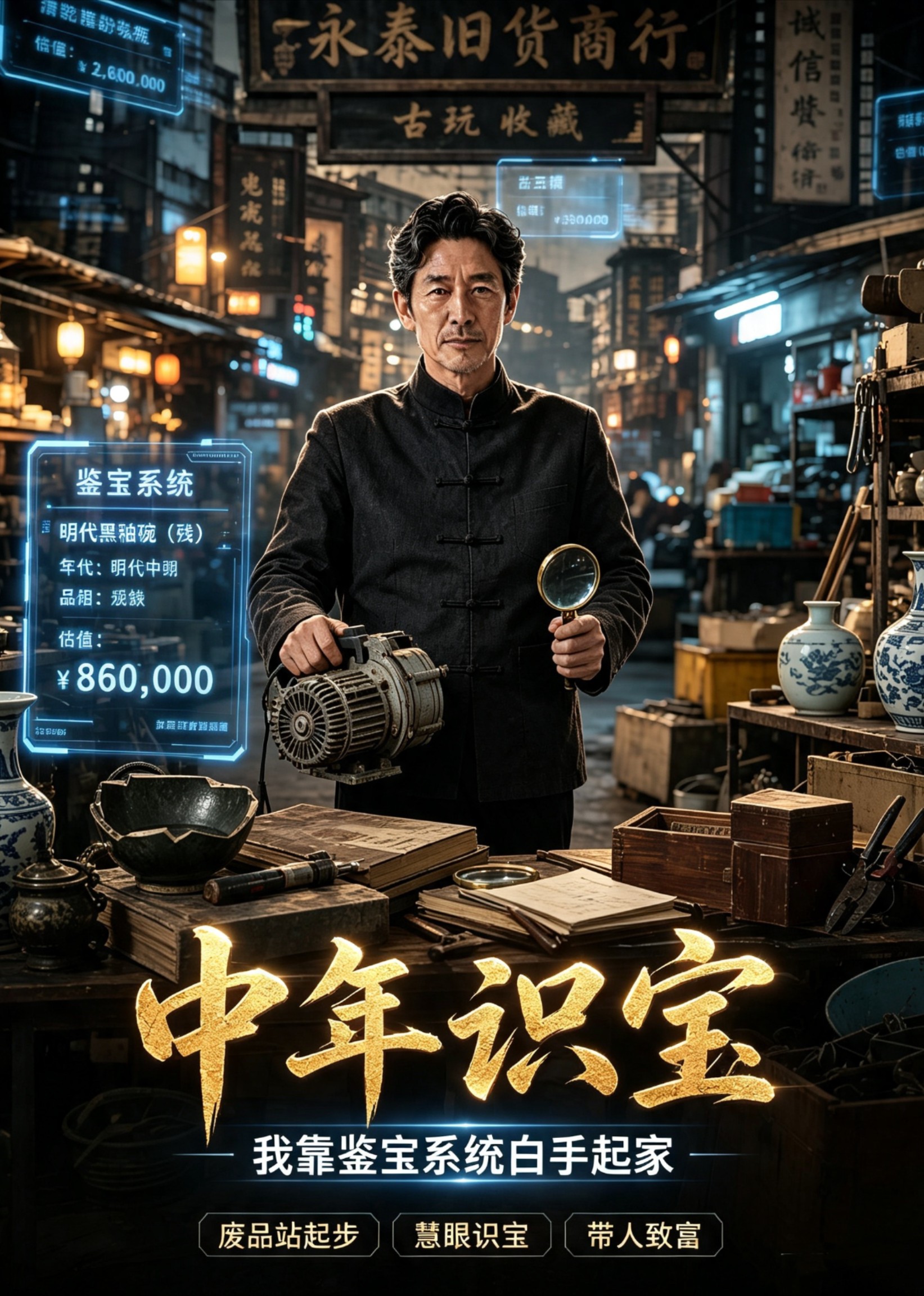 中年识宝我靠鉴宝系统白手起家