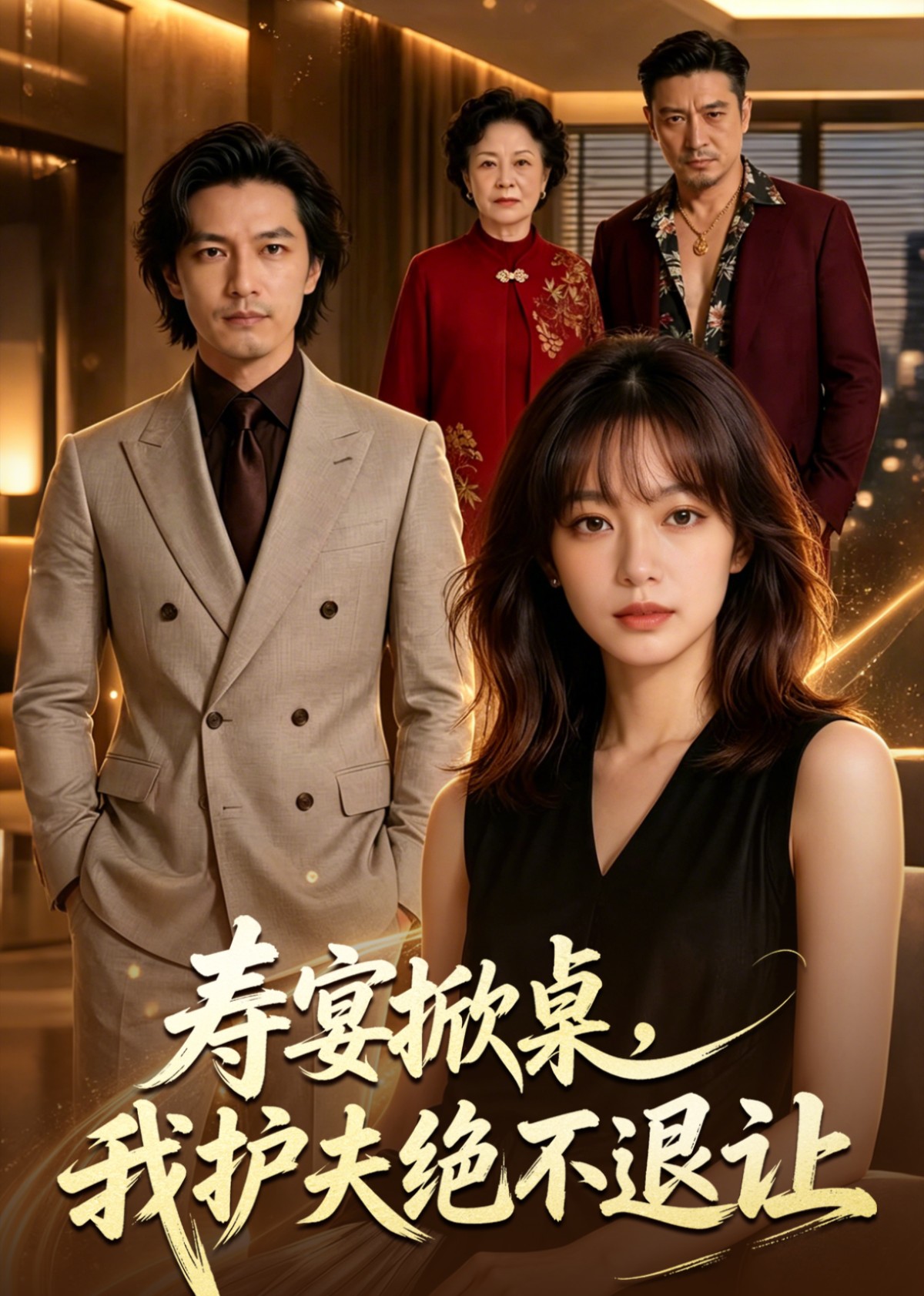 寿宴掀桌，我护夫绝不退让