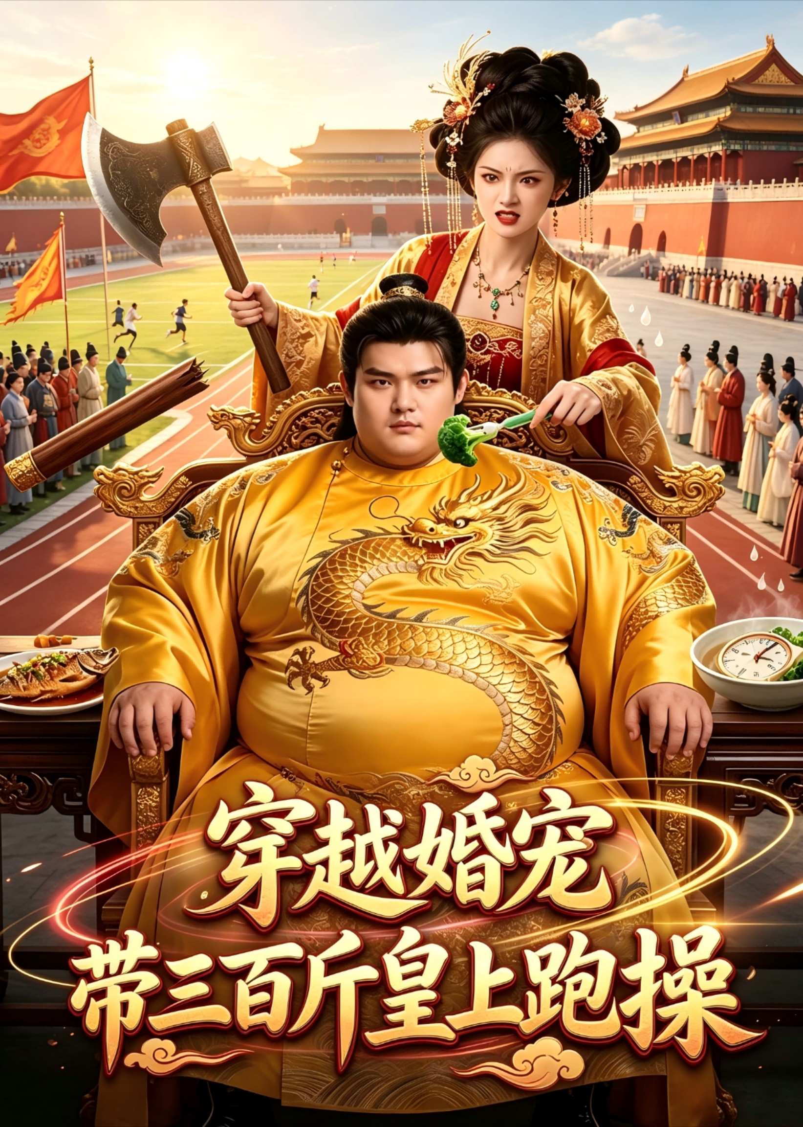 穿越婚宠，带三百斤皇上跑操