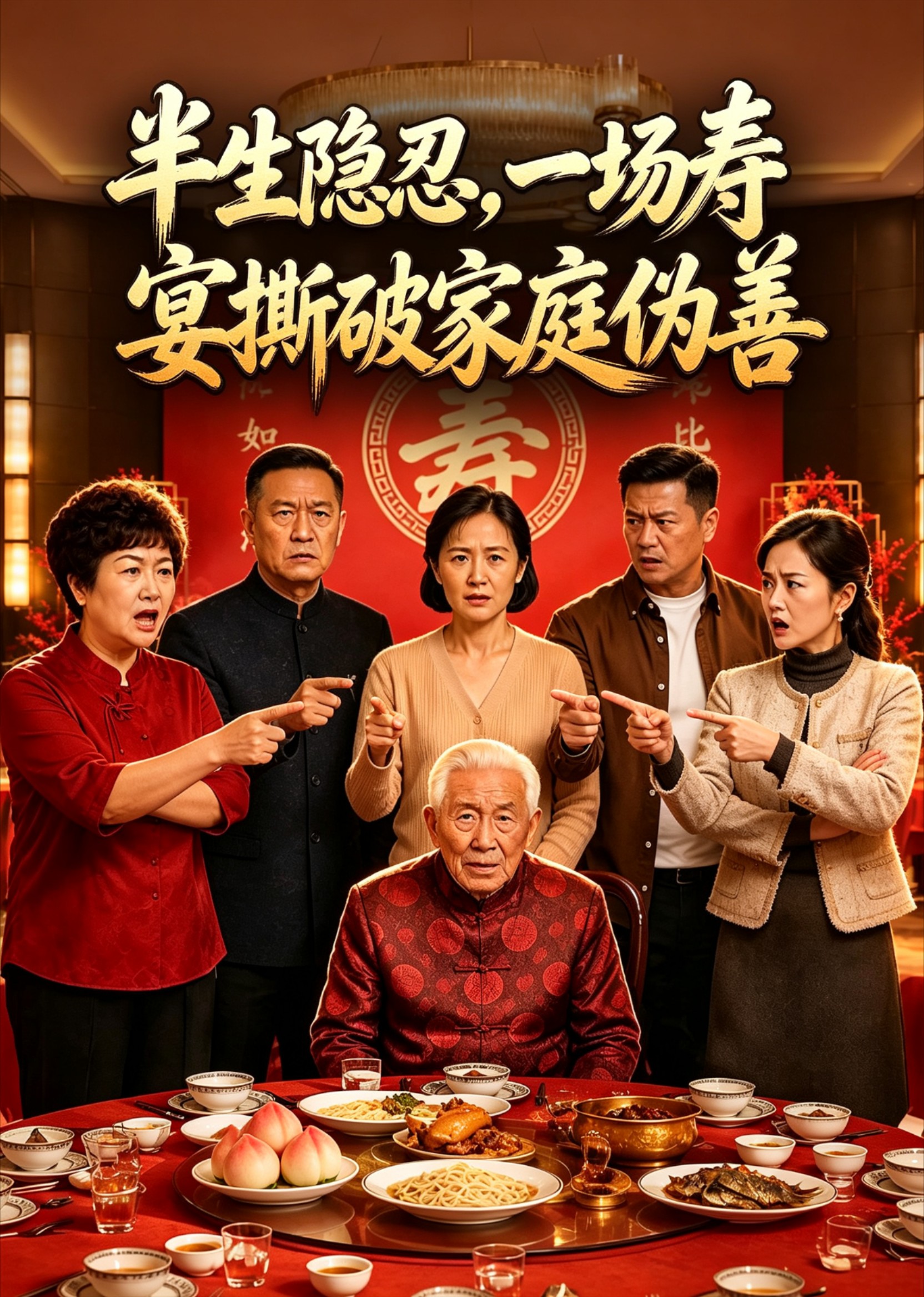 半生隐忍，一场寿宴撕破家庭伪善