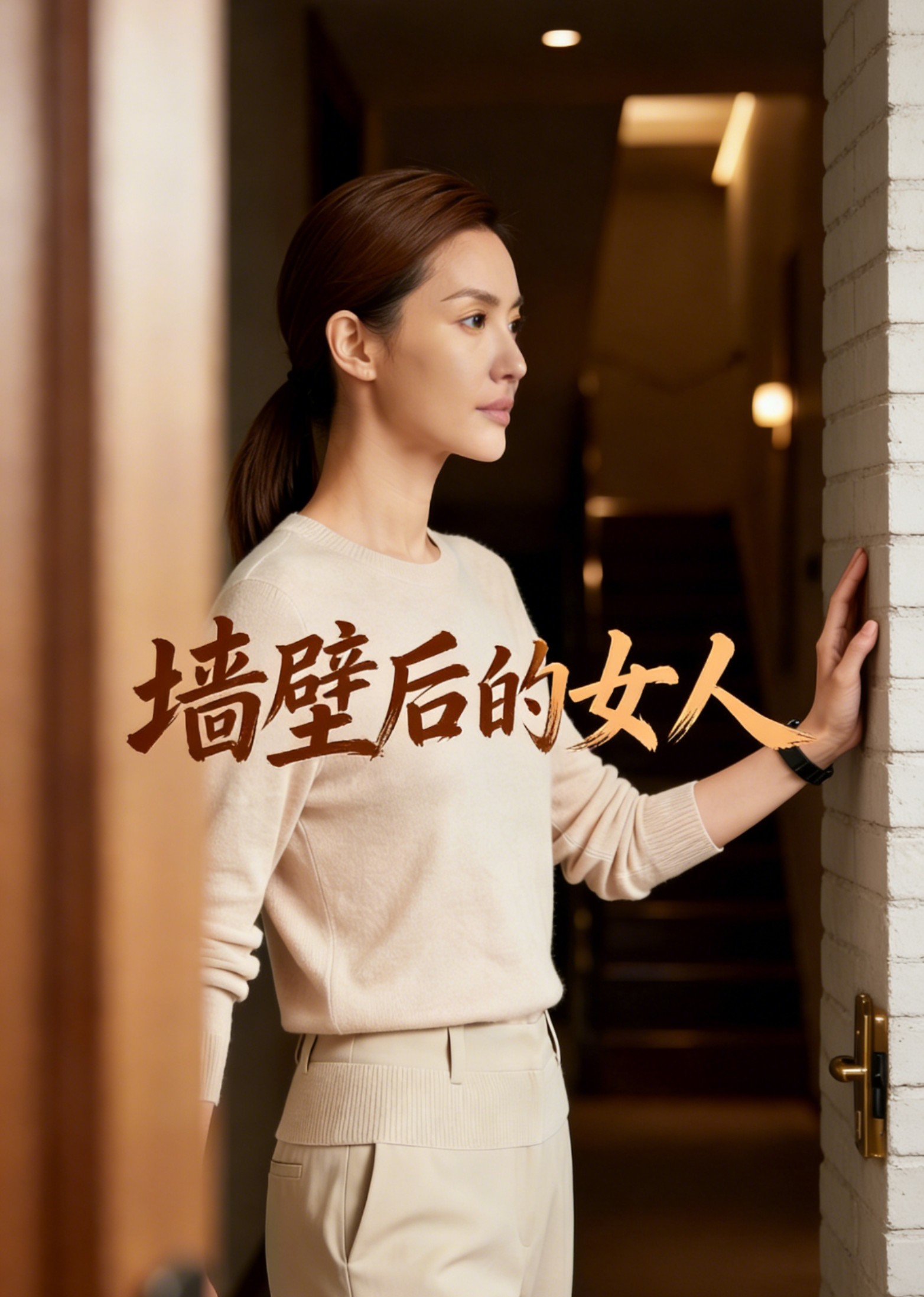 墙壁后的女人封面图