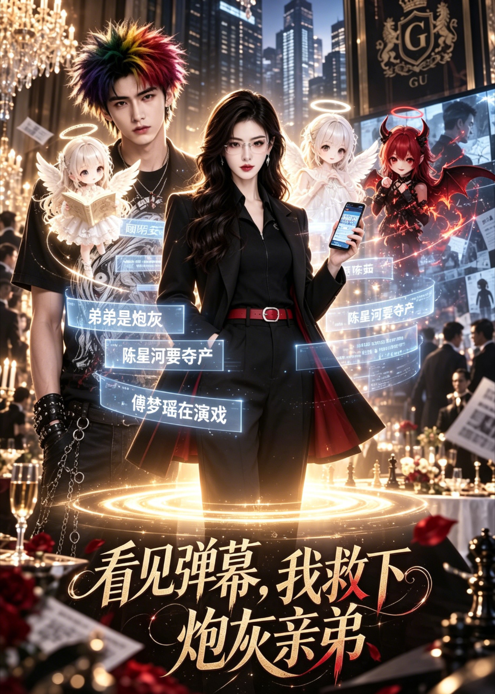 看见弹幕，我救下炮灰亲弟封面图
