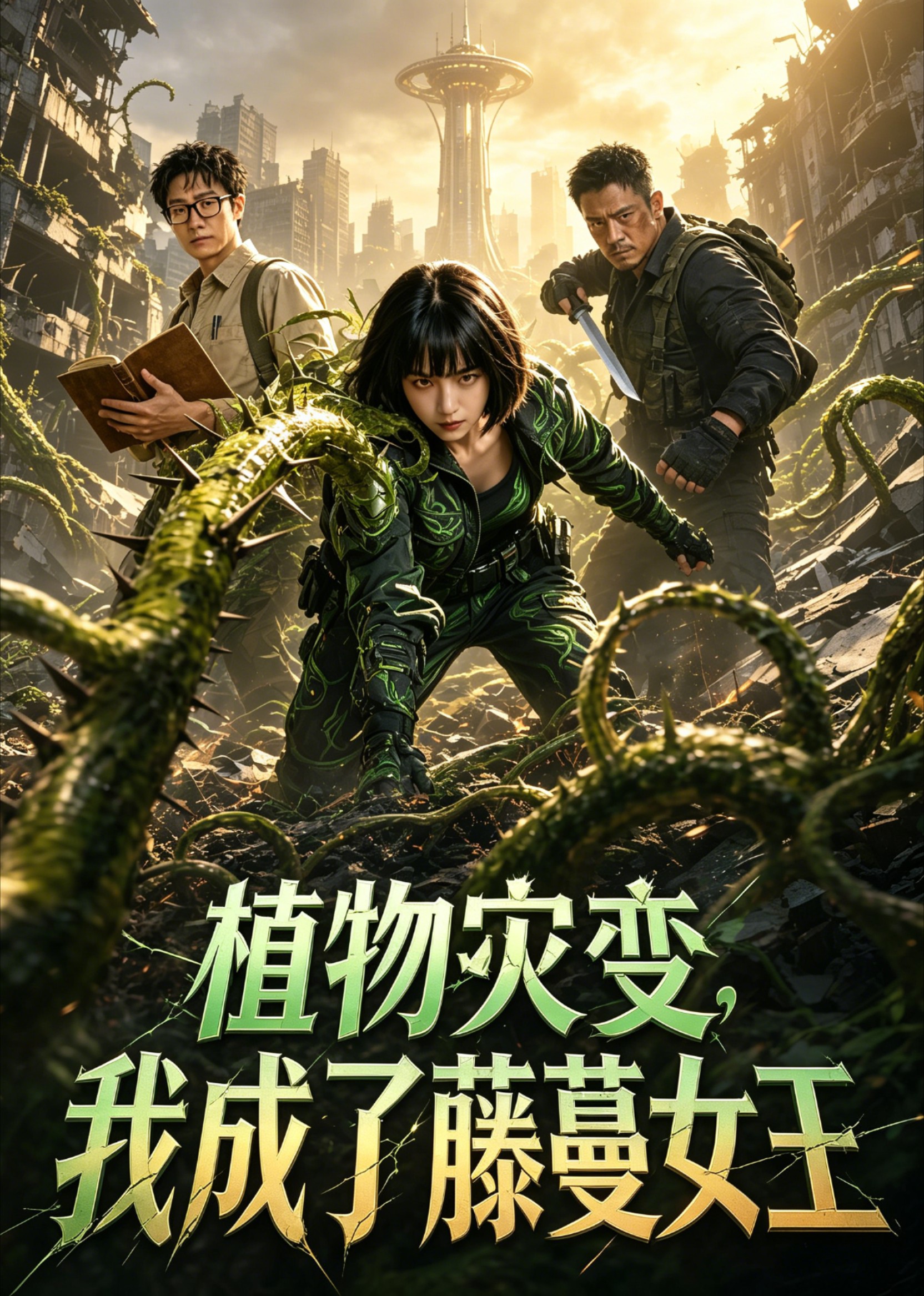 植物灾变，我成了藤蔓女王