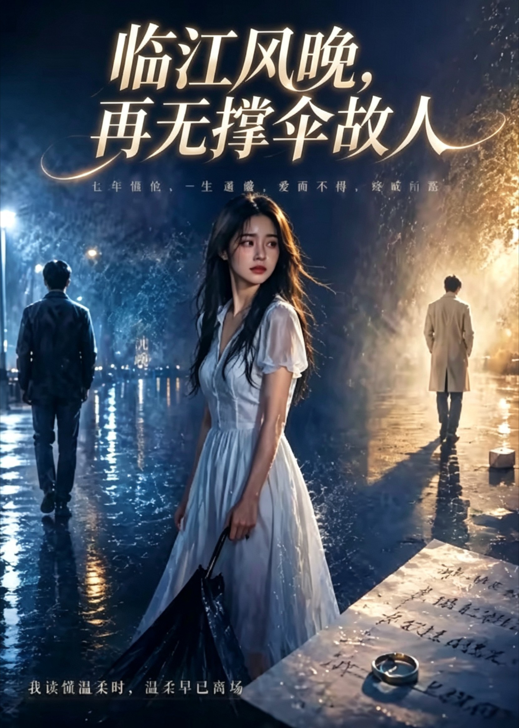 临江风晚，再无撑伞故人