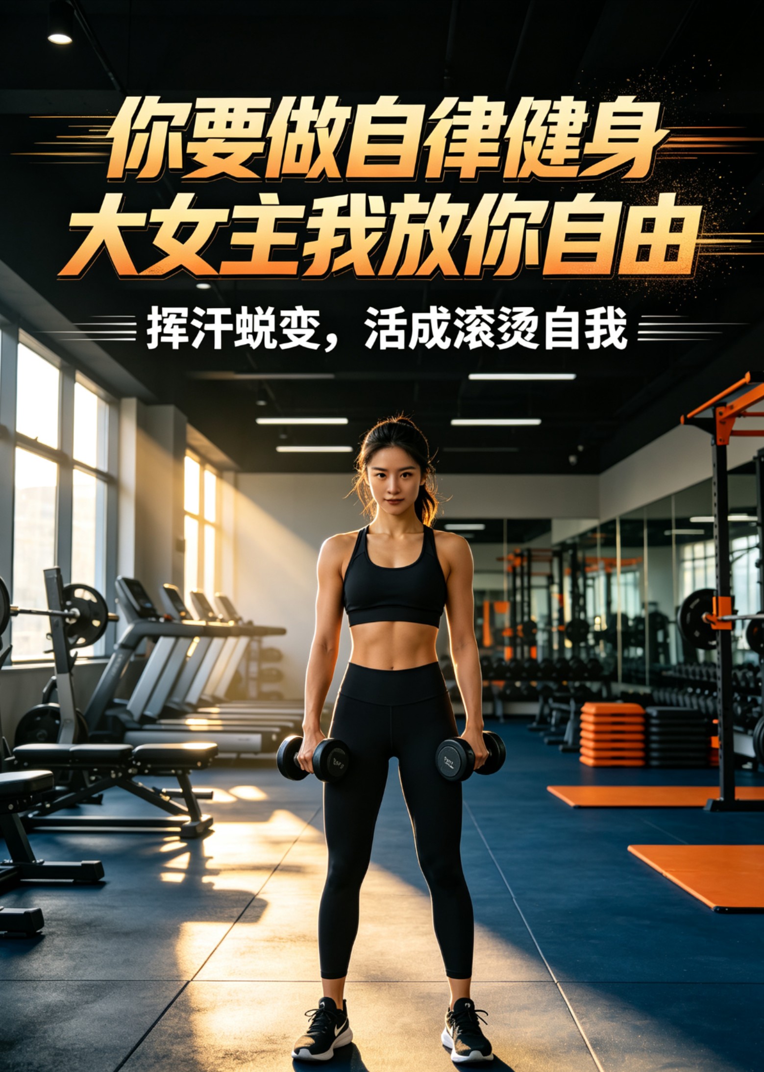 你要做自律健身大女主我放你自由封面图