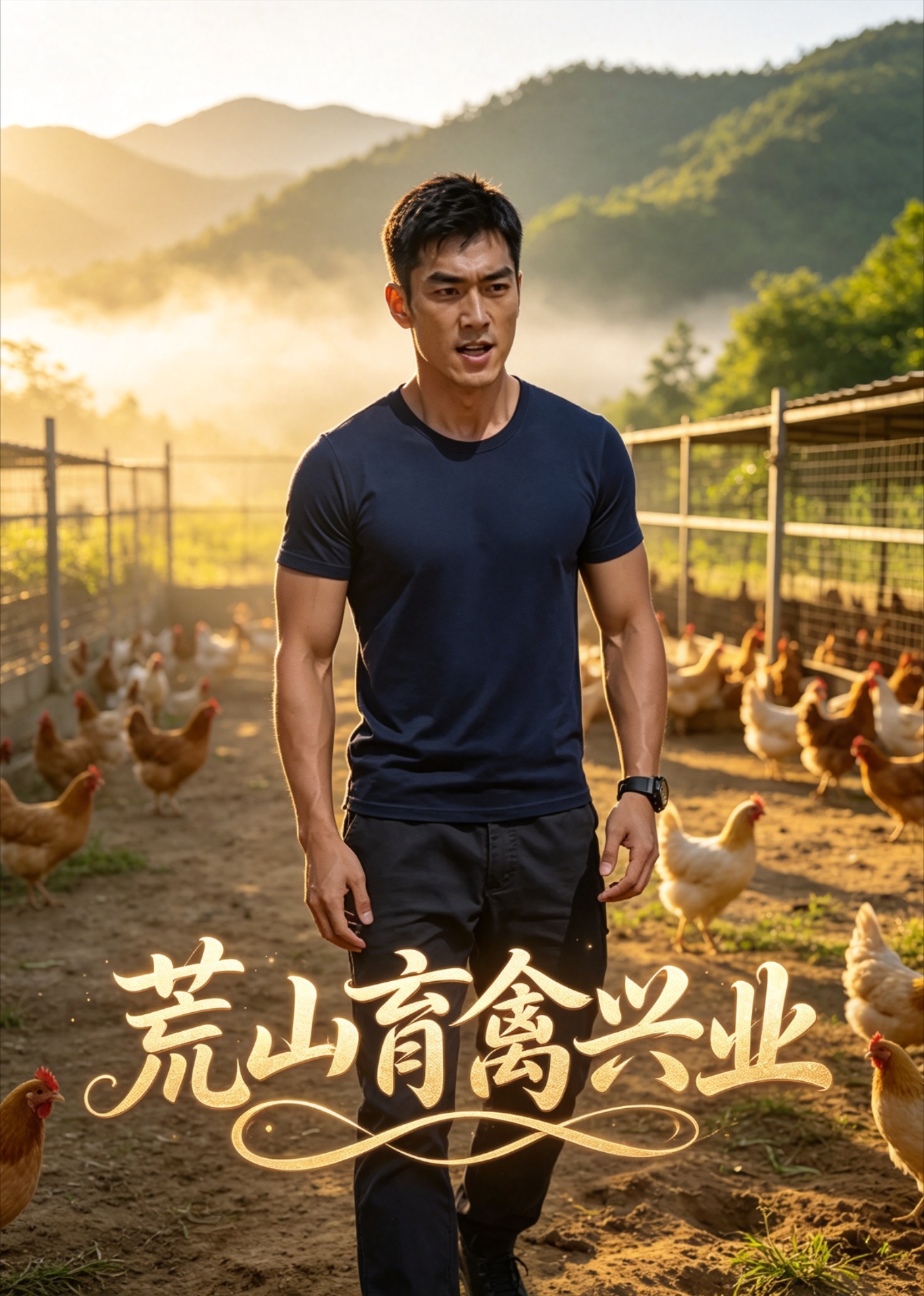 荒山育禽兴业