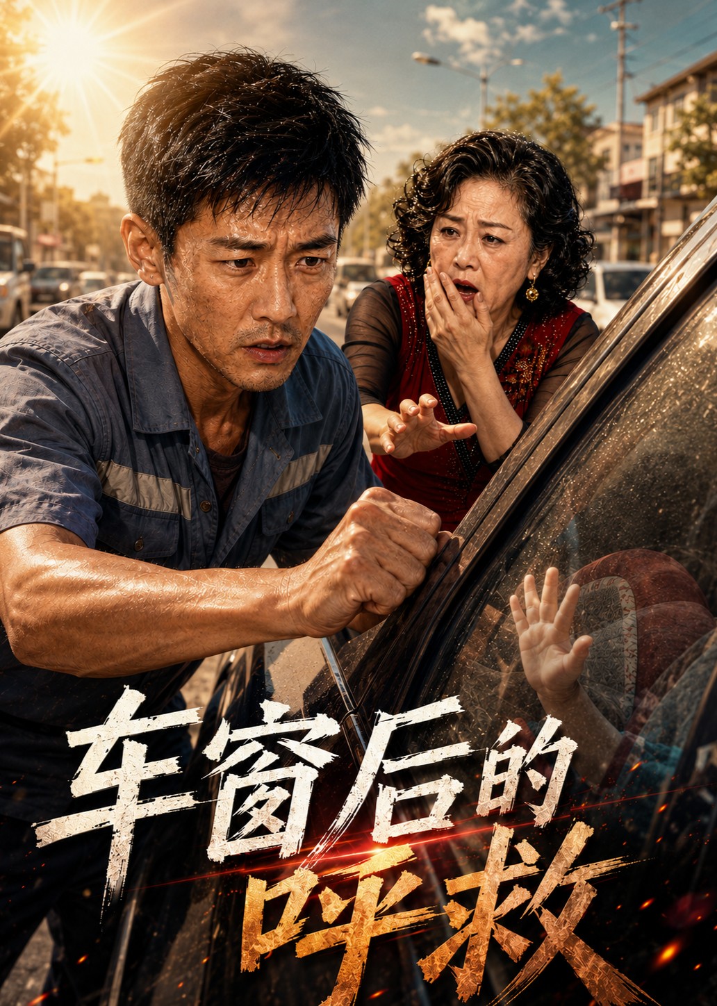 车窗后的呼救