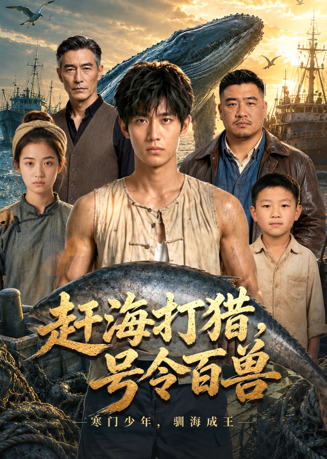 赶海打猎，号令百兽
