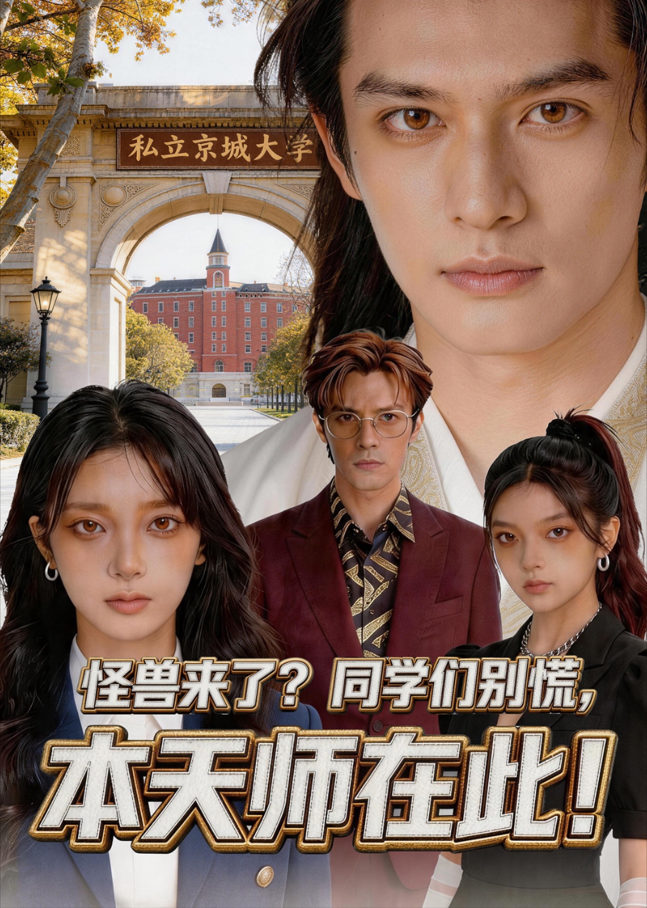 怪兽来了？同学们别慌，本天师在此！