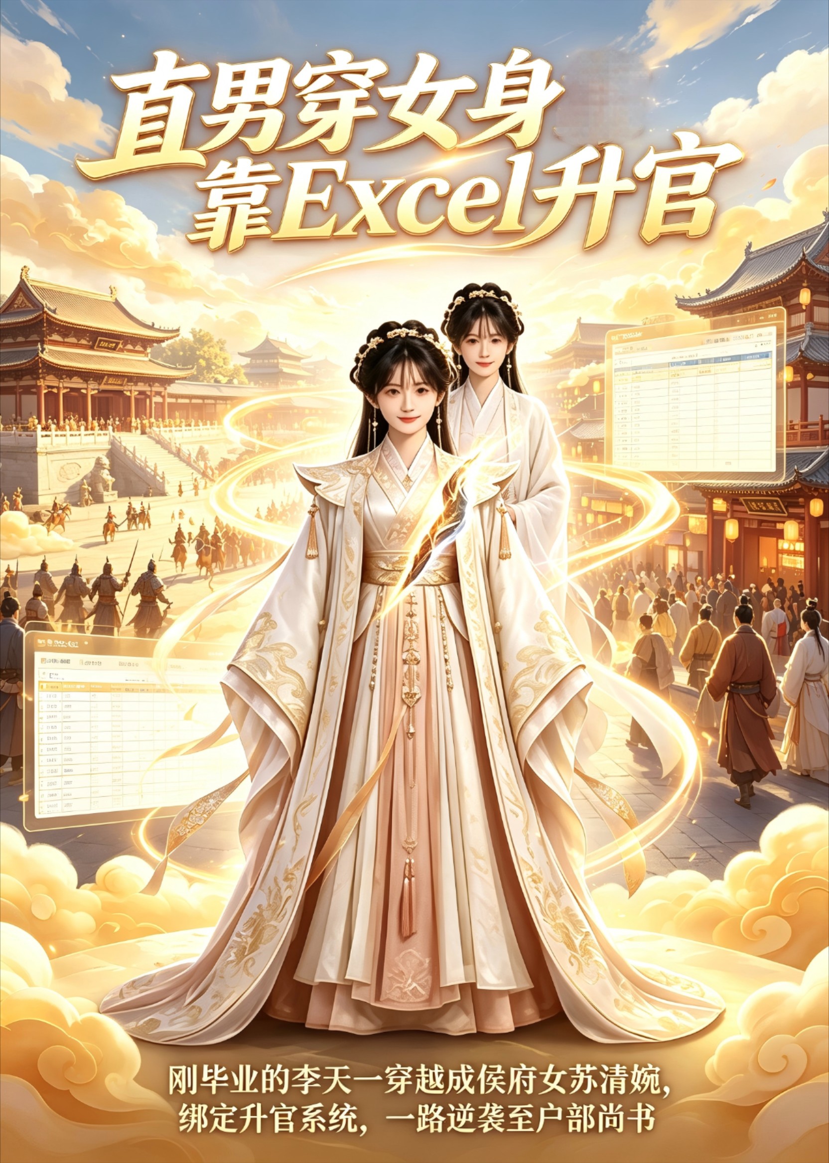 直男穿女身靠Excel升官封面图
