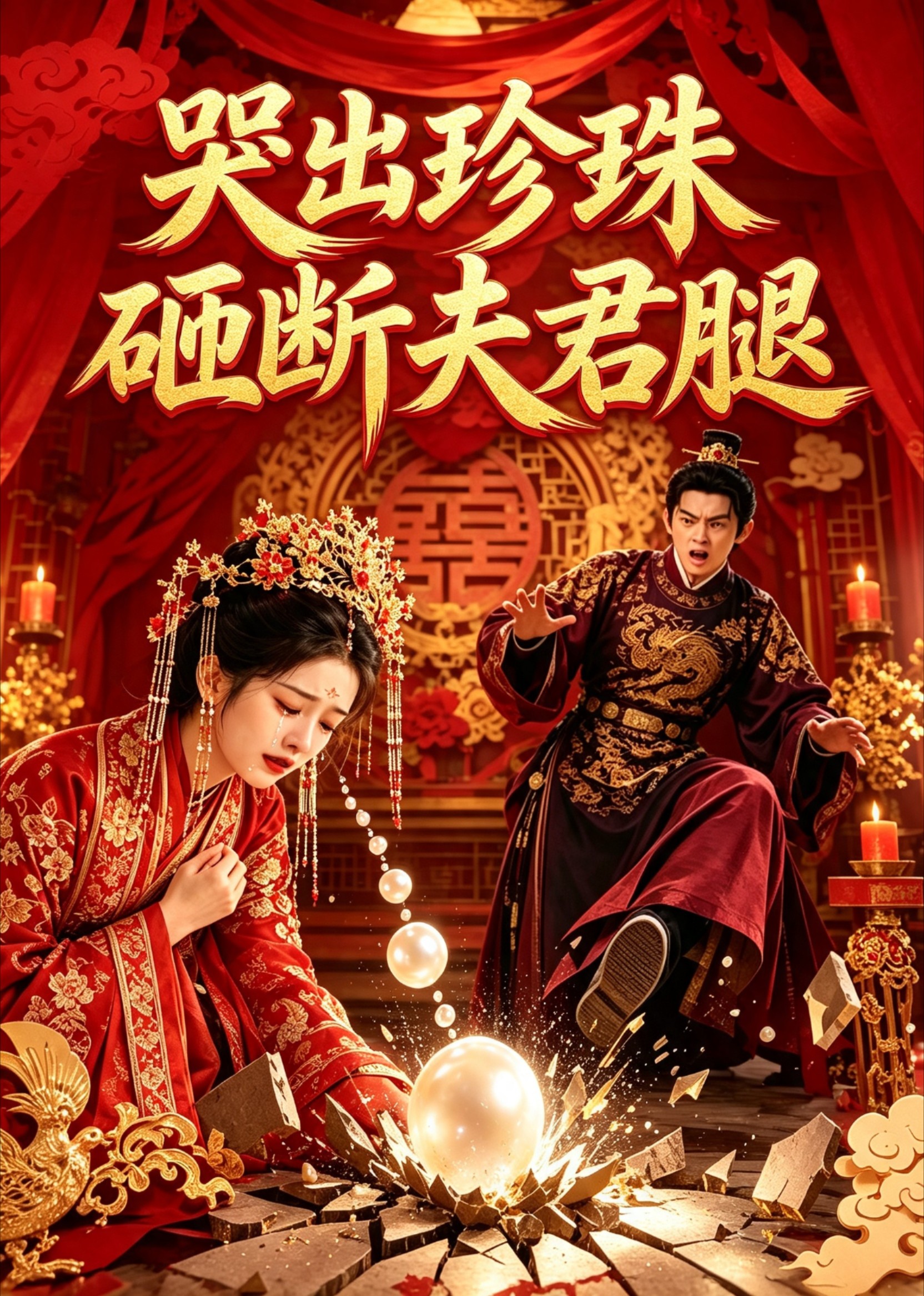 哭出珍珠砸断夫君腿封面图
