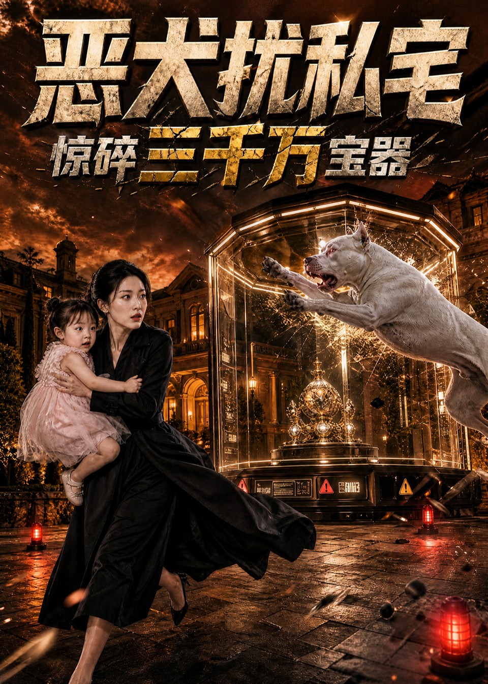恶犬扰私宅，惊碎三千万宝器