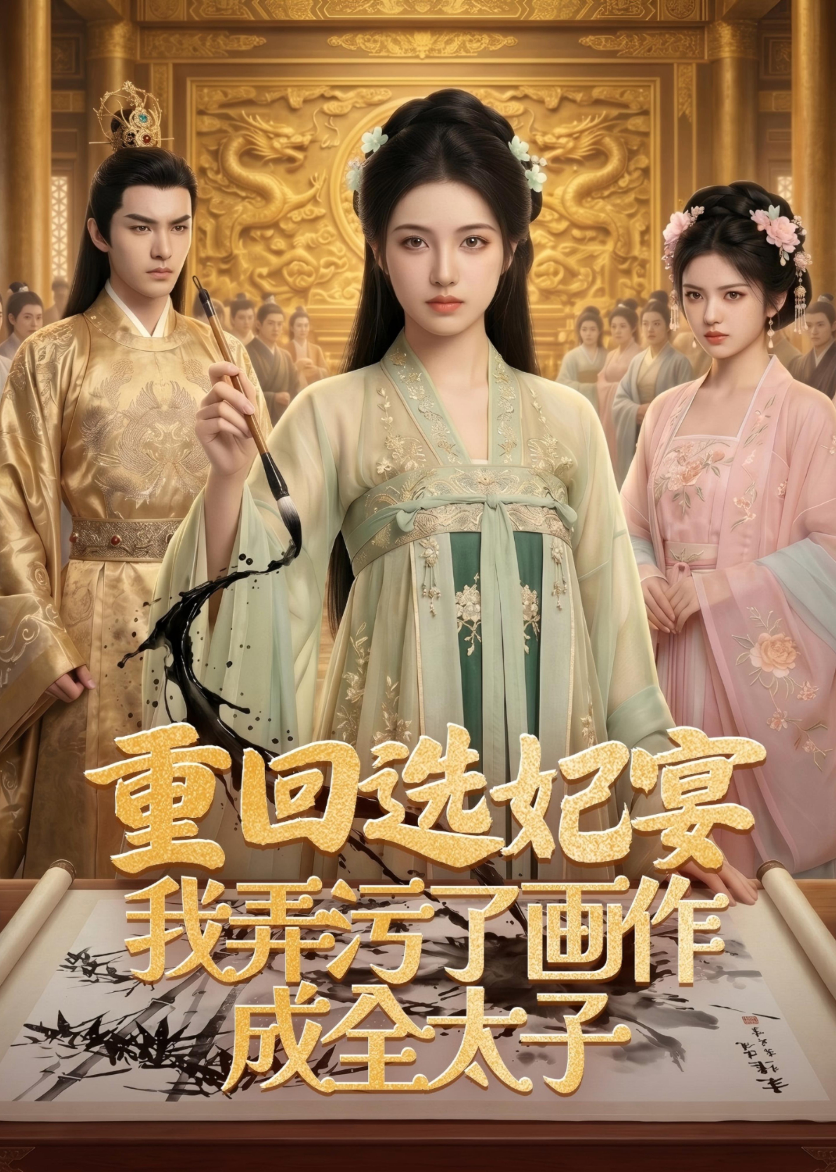 重回选妃宴我弄污了画作成全太子