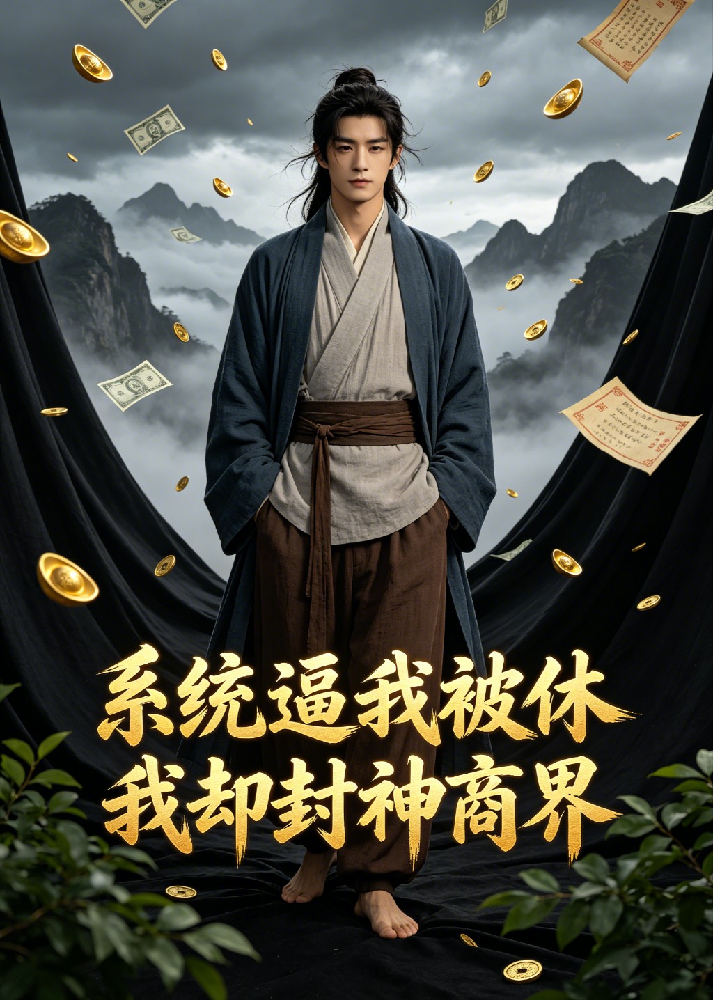 系统逼我被休我却封神商界封面图