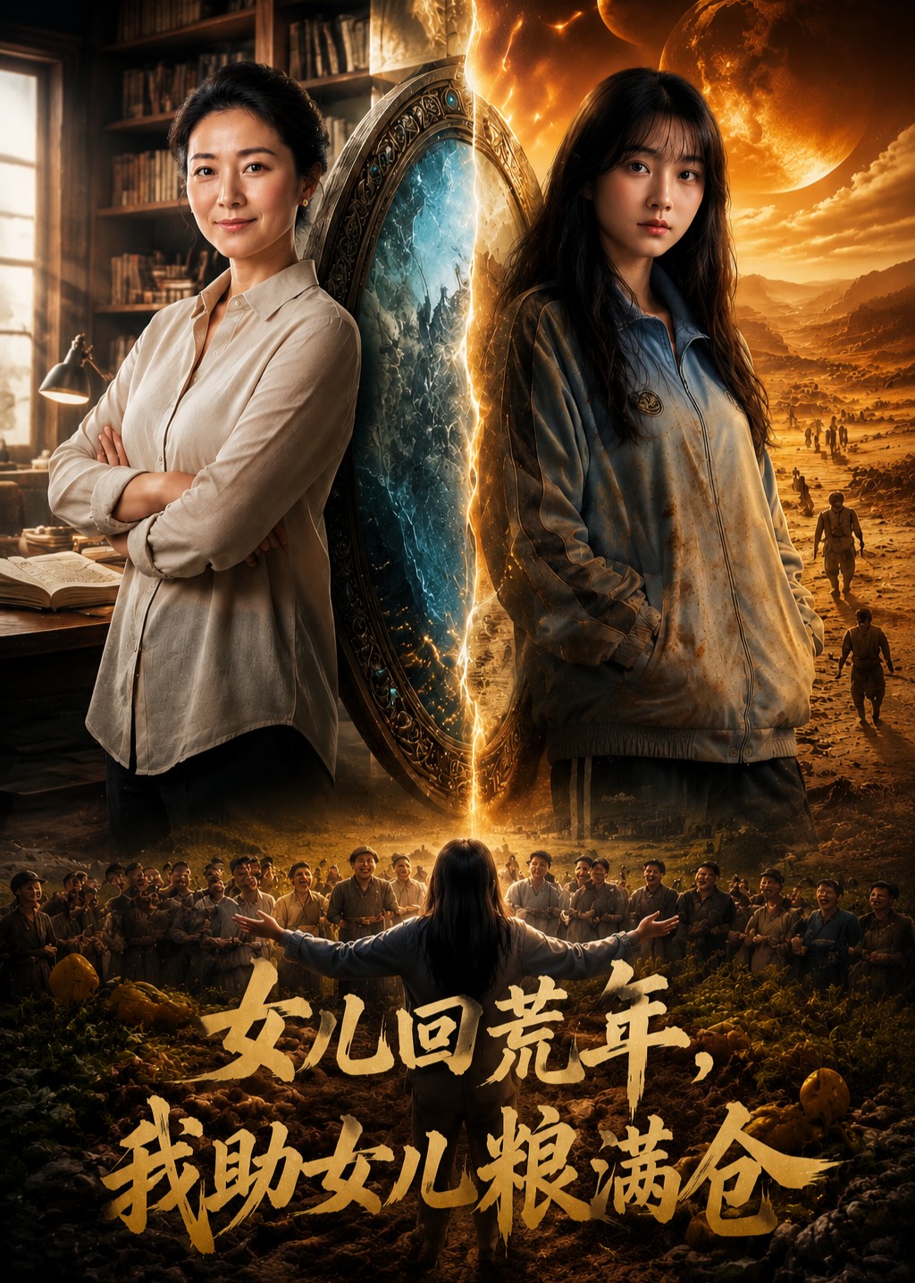 女儿回荒年，我助女儿粮满仓